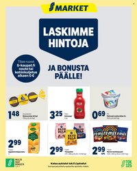 S-MARKET tarjoukset - Laskimme hintoja