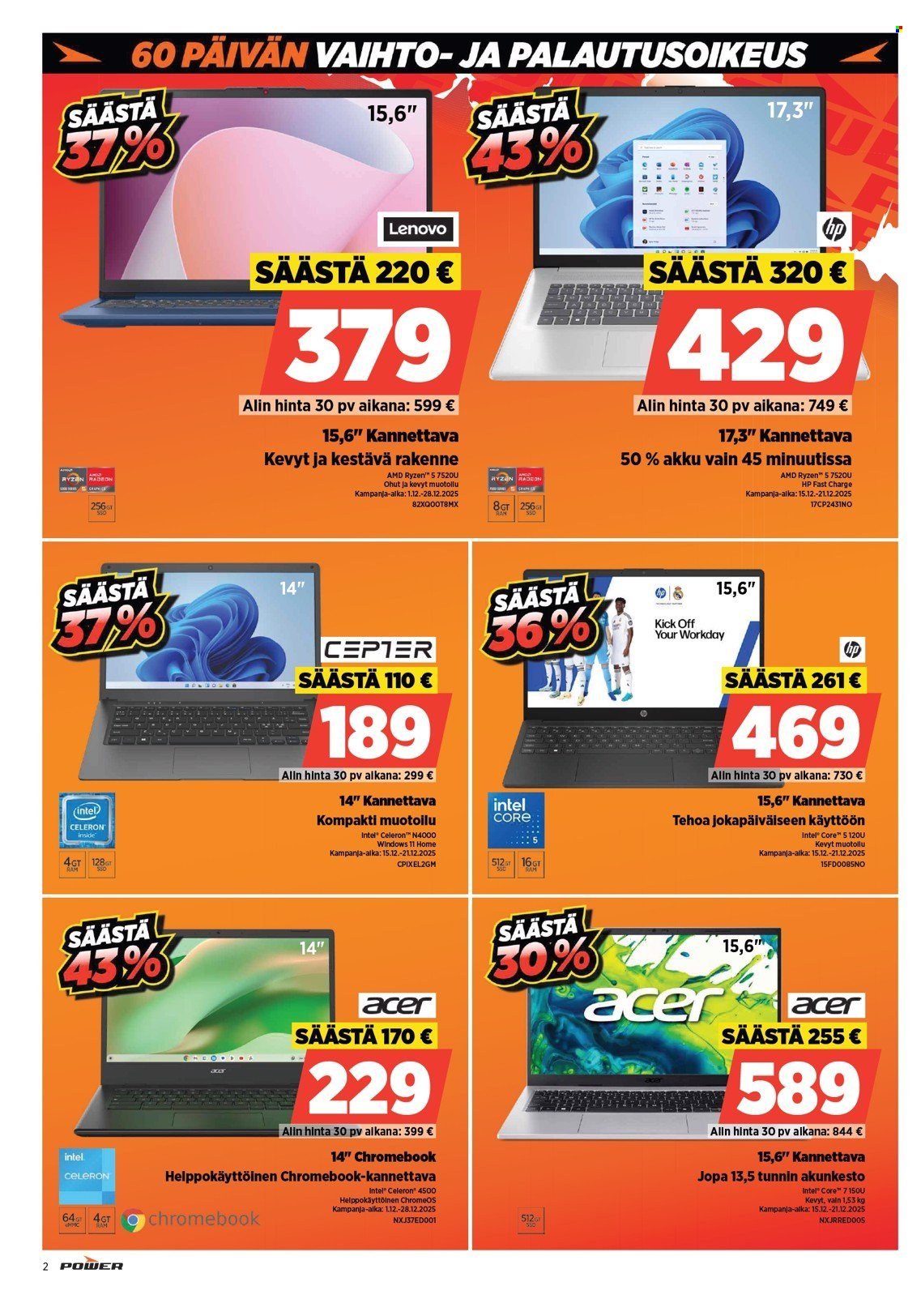 POWER tarjoukset - Joulukuu 2025