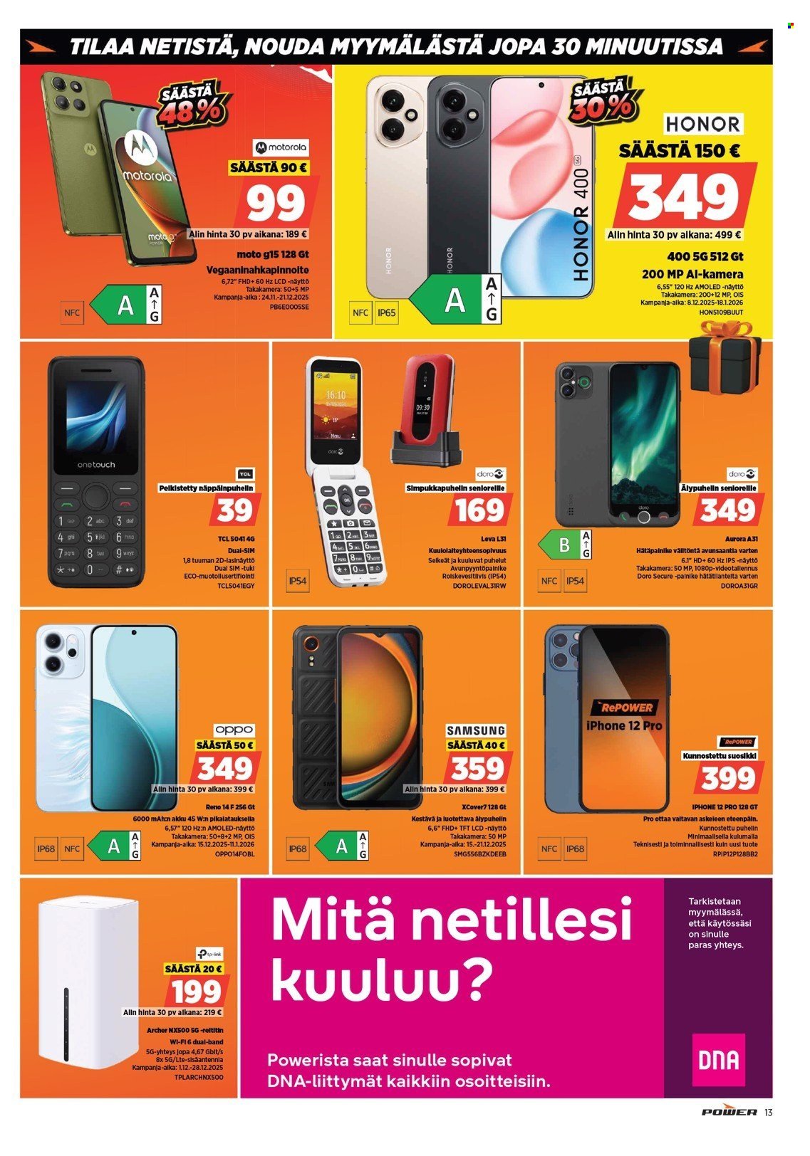 POWER tarjoukset - Joulukuu 2025