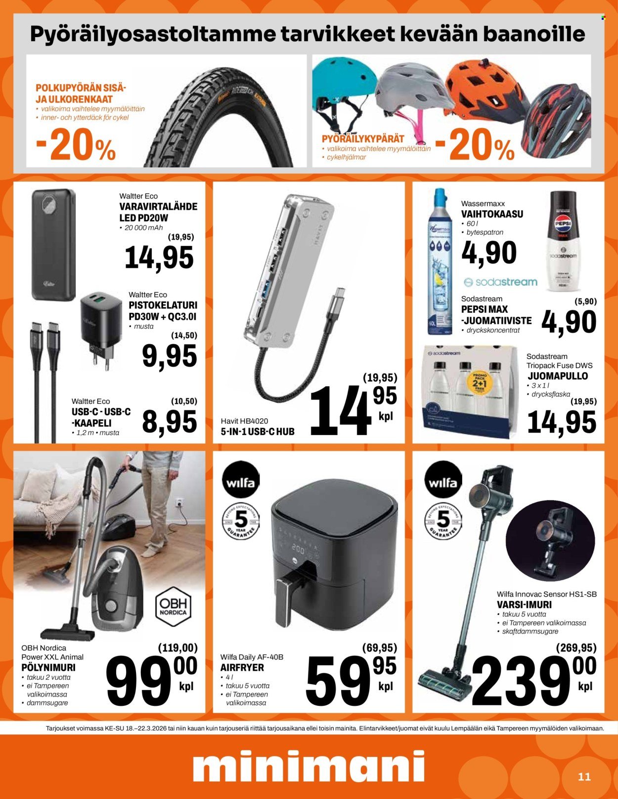 MINIMANI tarjoukset - Alkaen KE 18.3.2026