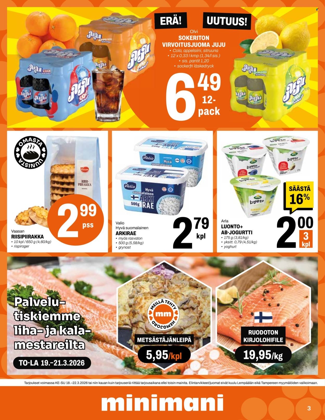 MINIMANI tarjoukset - Alkaen KE 18.3.2026