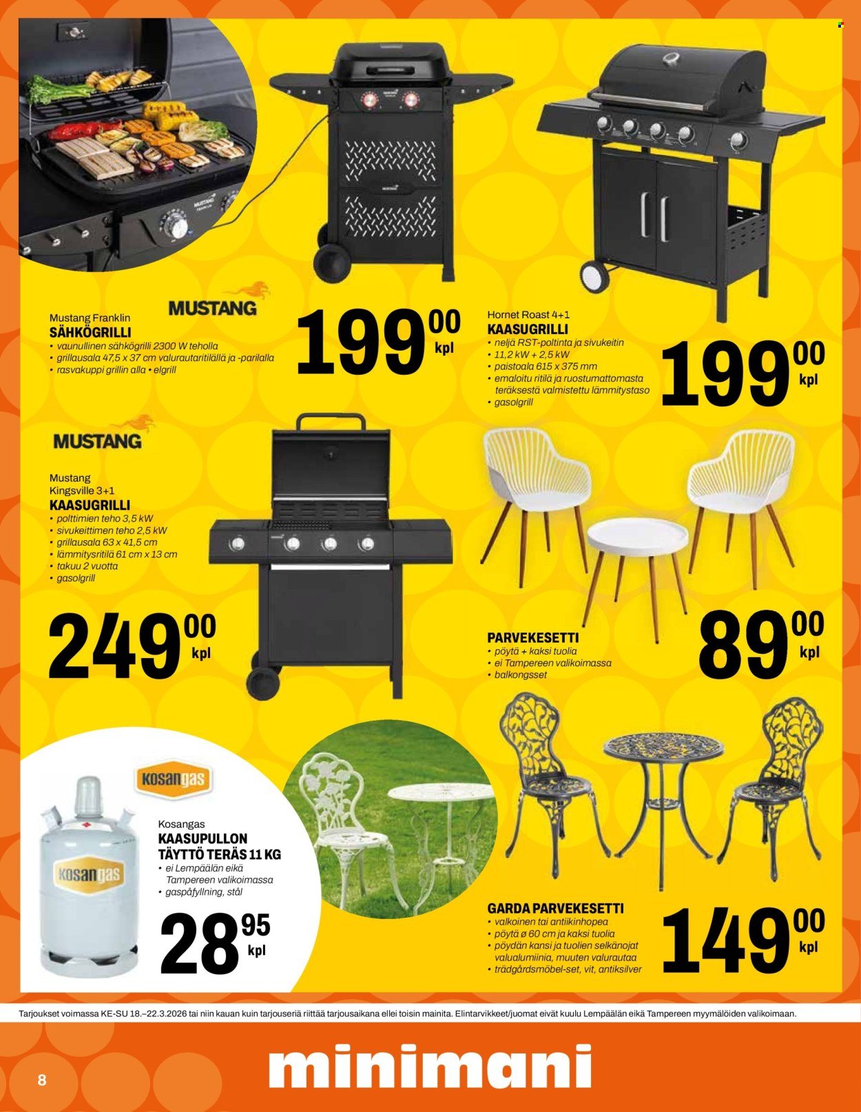 MINIMANI tarjoukset - Alkaen KE 18.3.2026