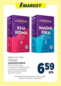 S-MARKET tarjoukset - Lofbergs kahvit