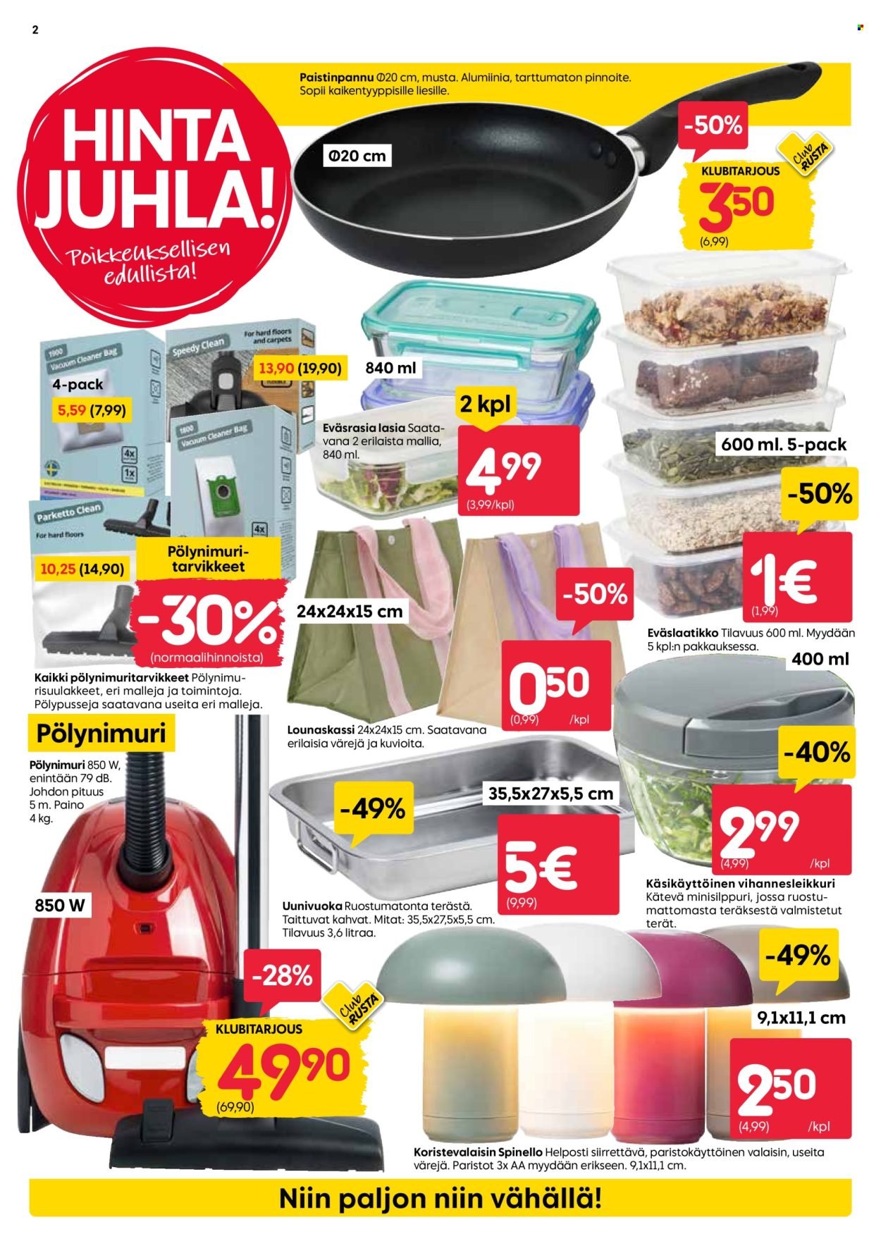 RUSTA tarjoukset - Alkaen MA 5.1.2026