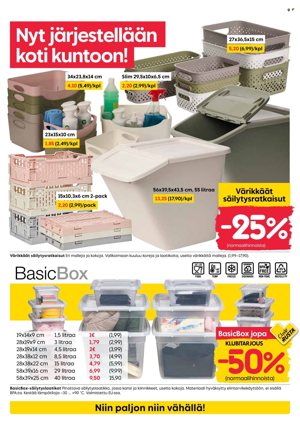 RUSTA tarjoukset - Alkaen MA 5.1.2026