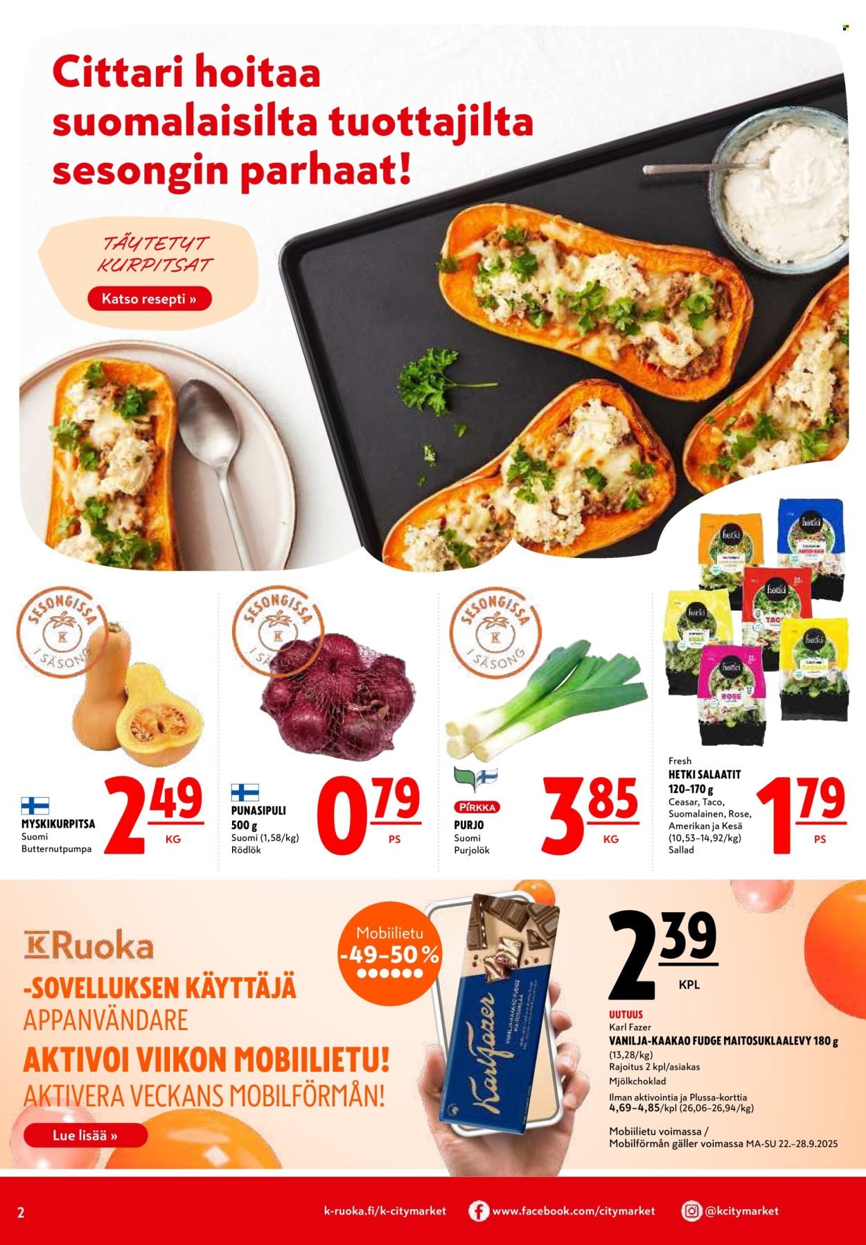 K-CITYMARKET tarjoukset - Alkaen TO 25.9.2025 (2025-09-25 - 2025-10-01)