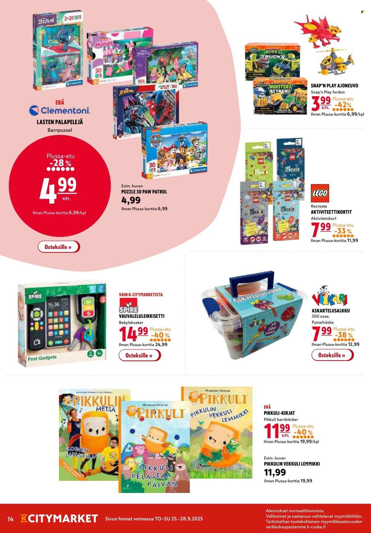 K-CITYMARKET tarjoukset - Alkaen TO 25.9.2025 (2025-09-25 - 2025-10-01)
