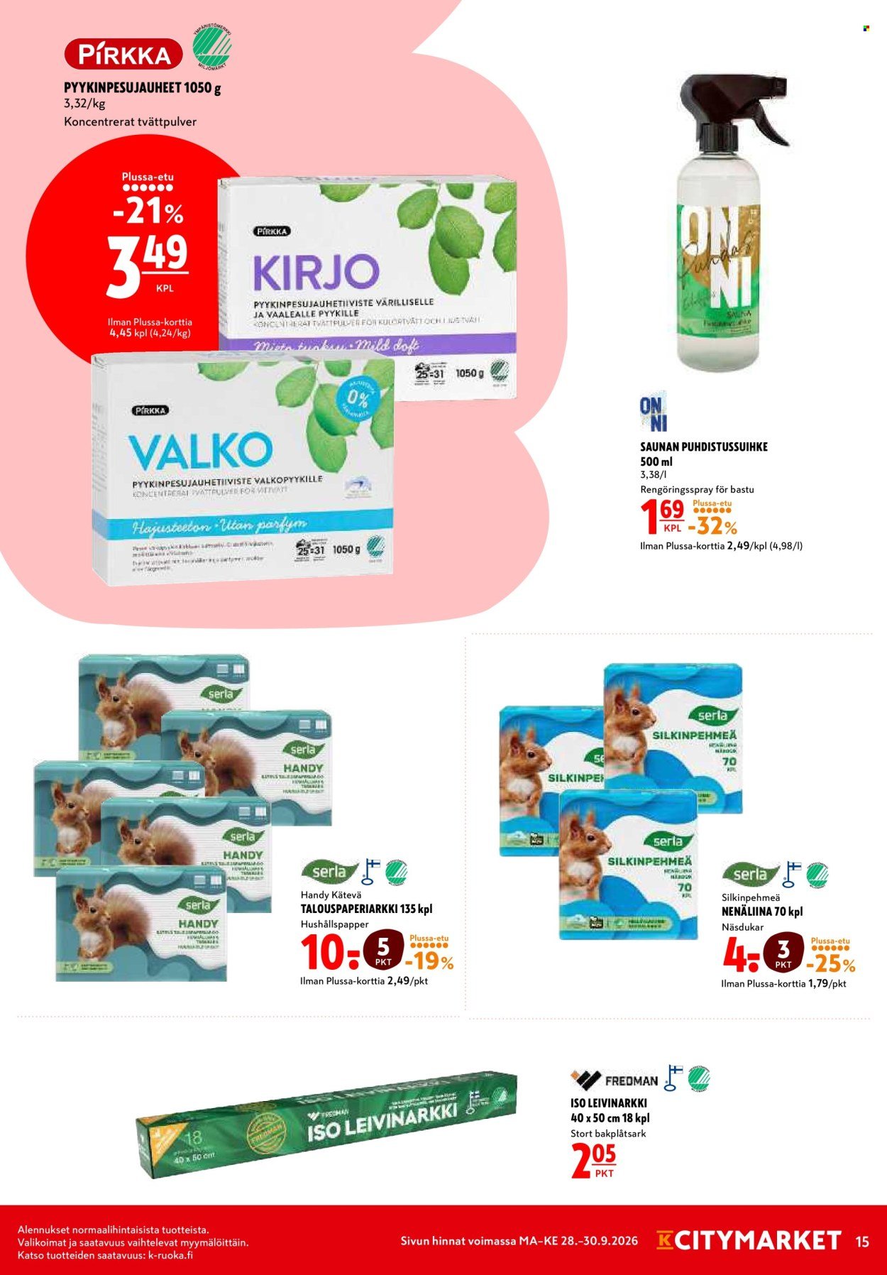 K-CITYMARKET tarjoukset - Alkaen MA 28.9.2026