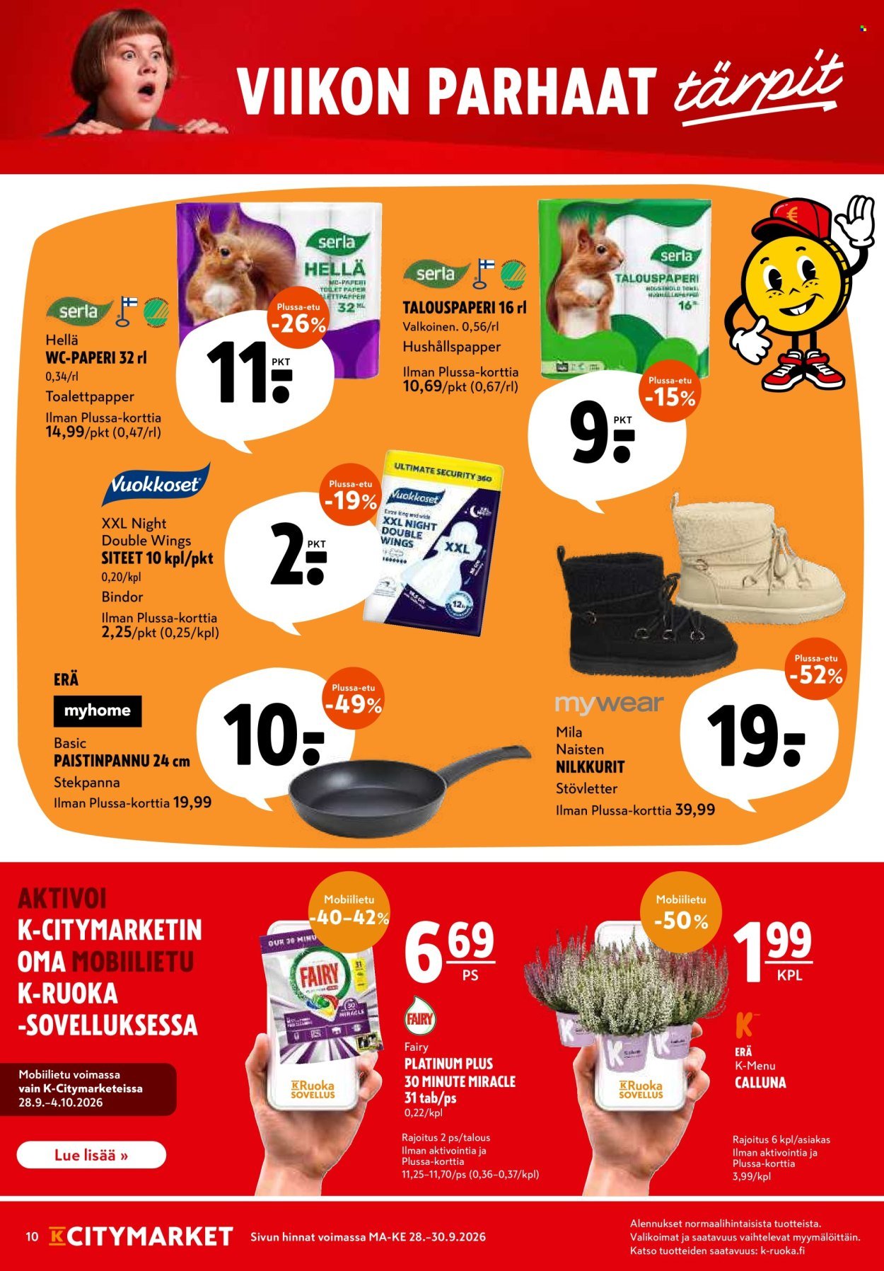 K-CITYMARKET tarjoukset - Alkaen MA 28.9.2026