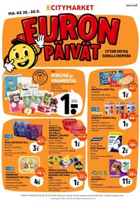 K-CITYMARKET tarjoukset - Alkaen MA 28.9.2026