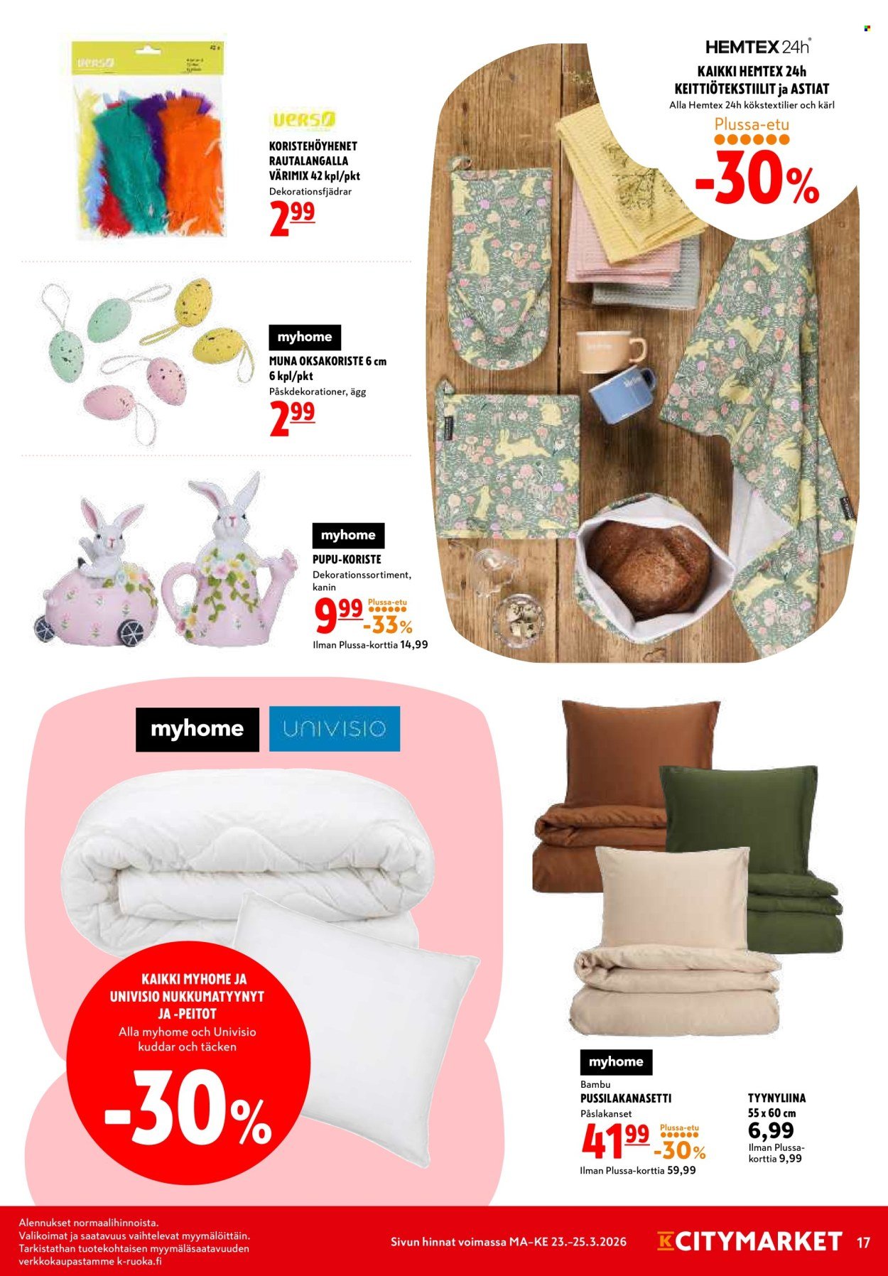 K-CITYMARKET tarjoukset - Alkaen MA 23.3.2026