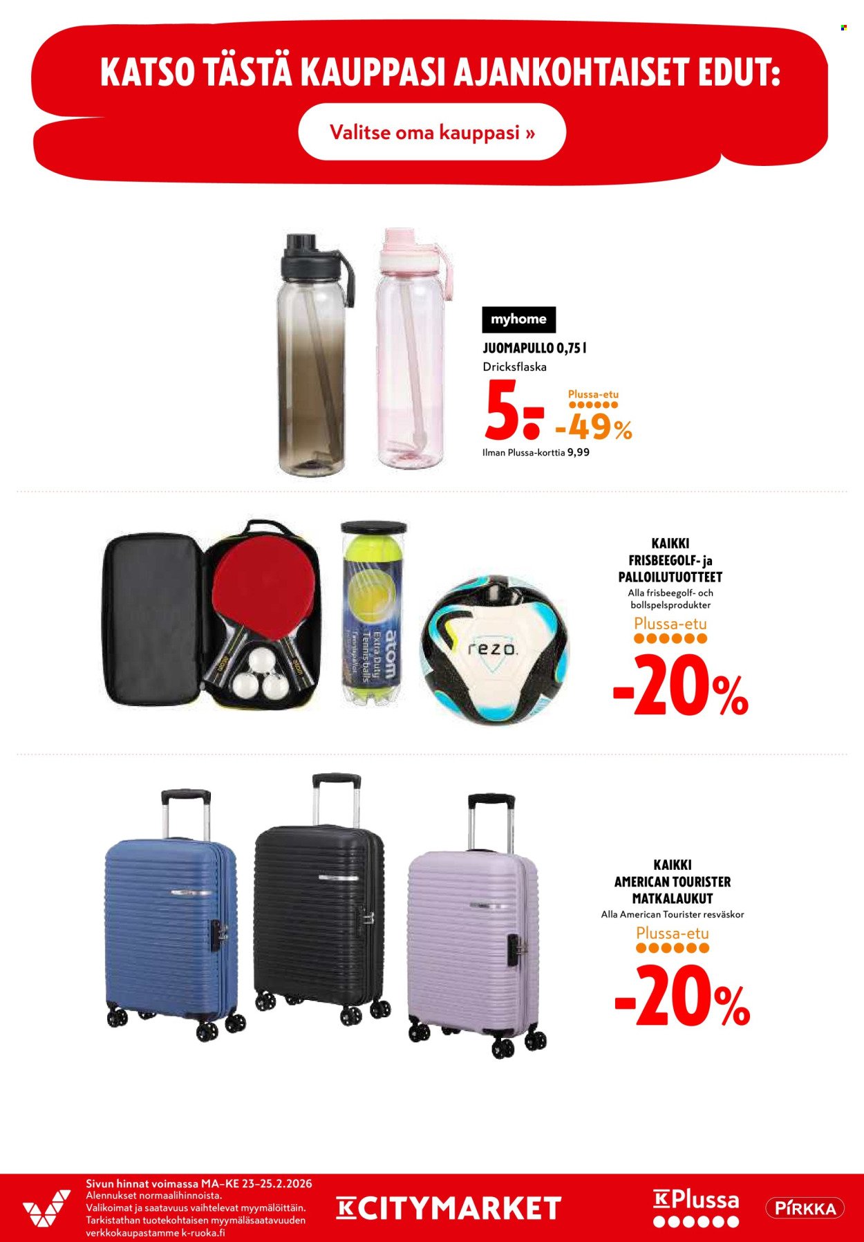 K-CITYMARKET tarjoukset - Alkaen MA 23.3.2026