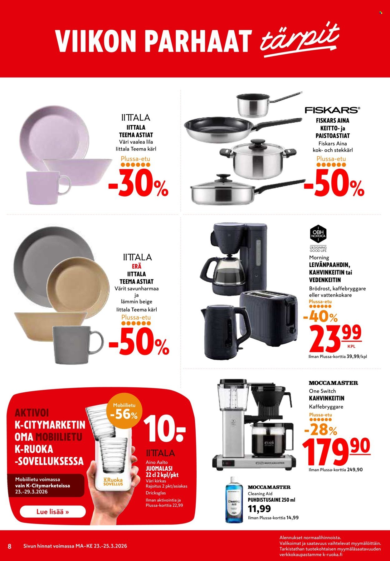 K-CITYMARKET tarjoukset - Alkaen MA 23.3.2026