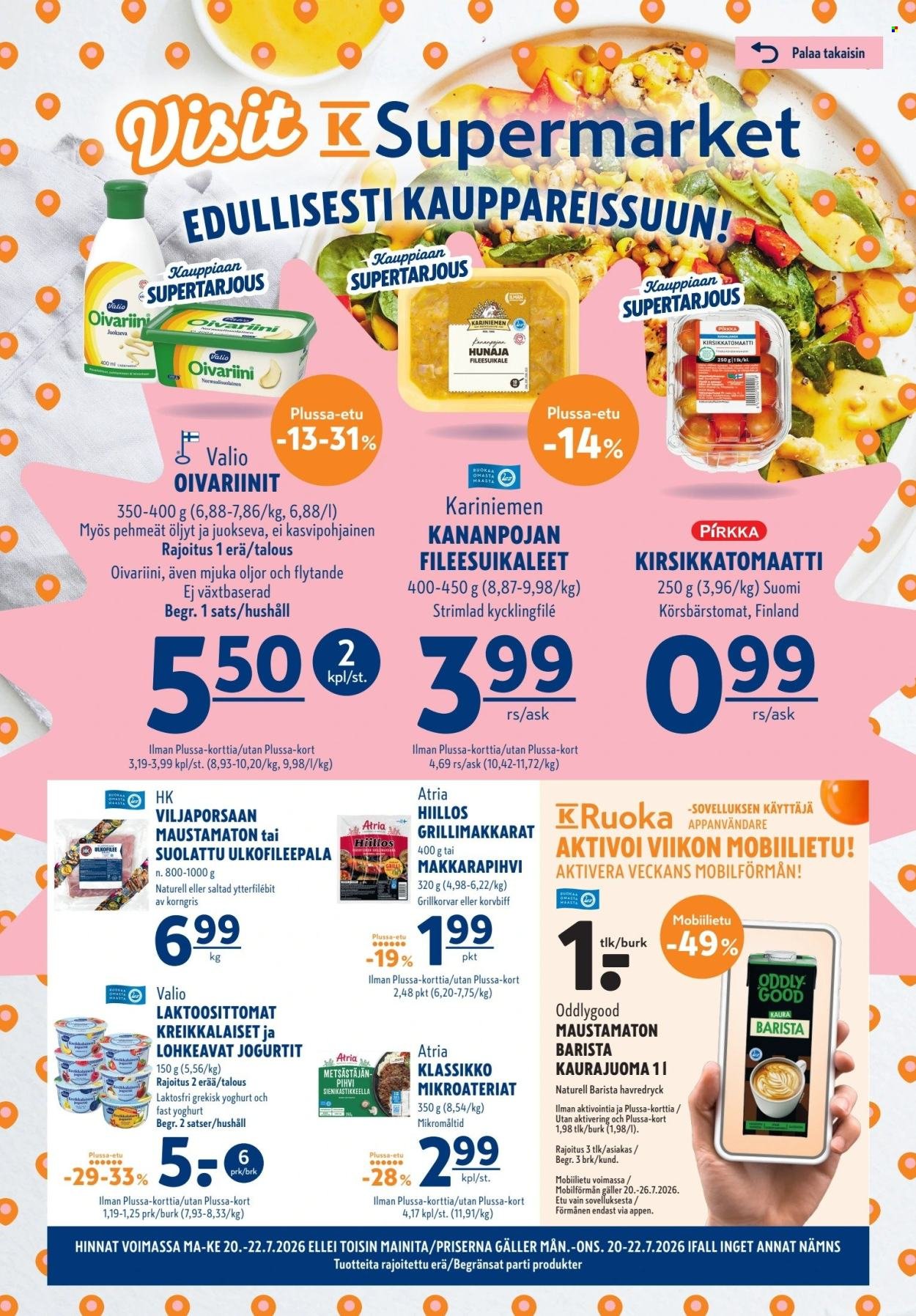 K-SUPERMARKET tarjoukset - Edullisesti kauppareissuun