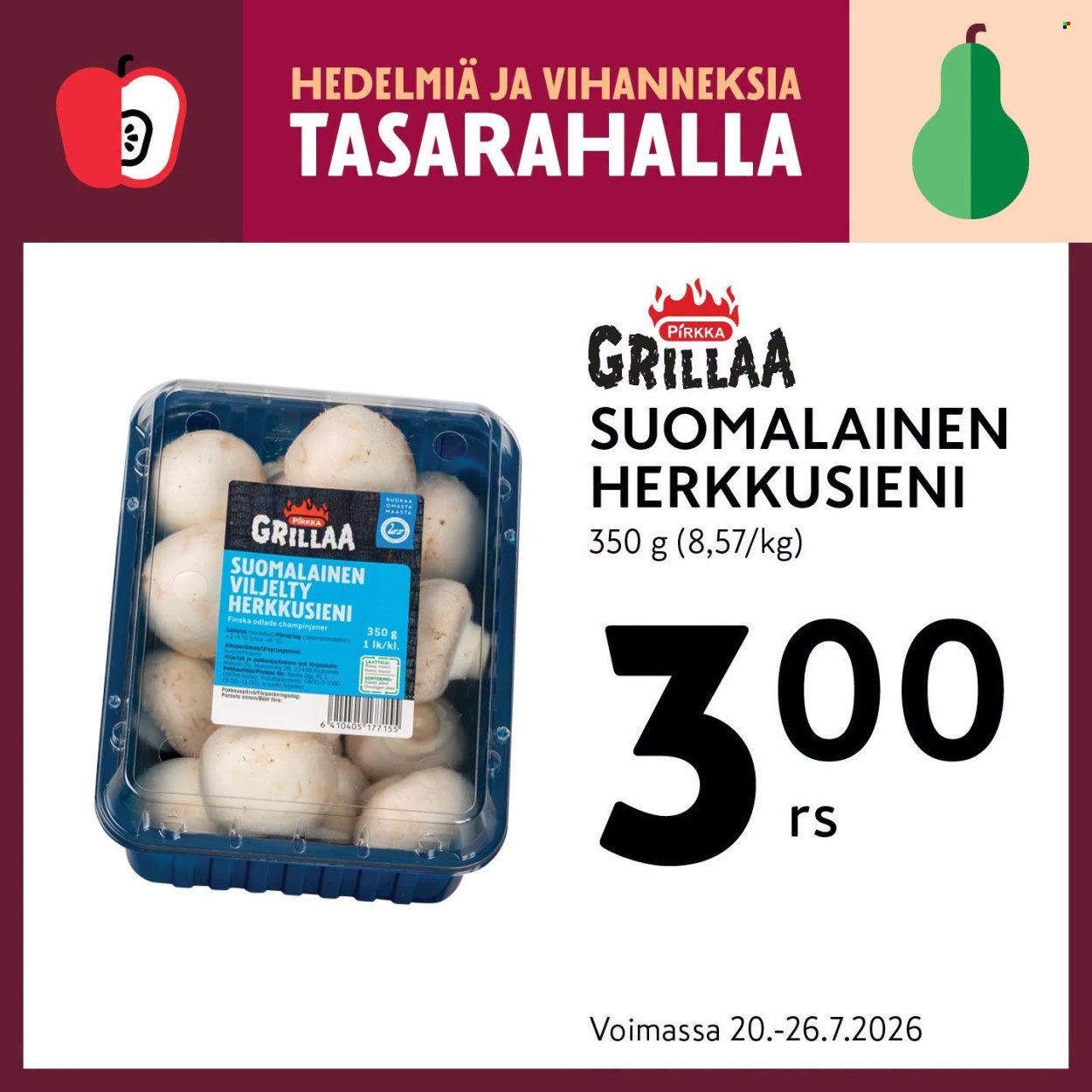 K-MARKET tarjoukset - Alkaen MA 20.7.2026