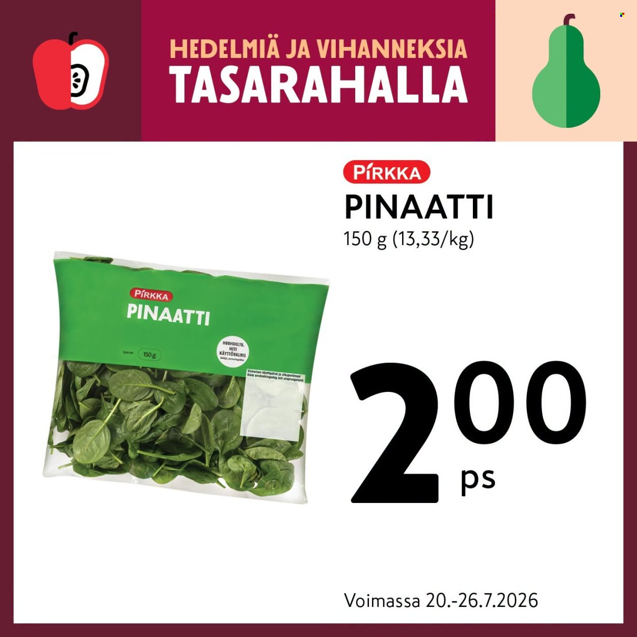 K-MARKET tarjoukset - Alkaen MA 20.7.2026
