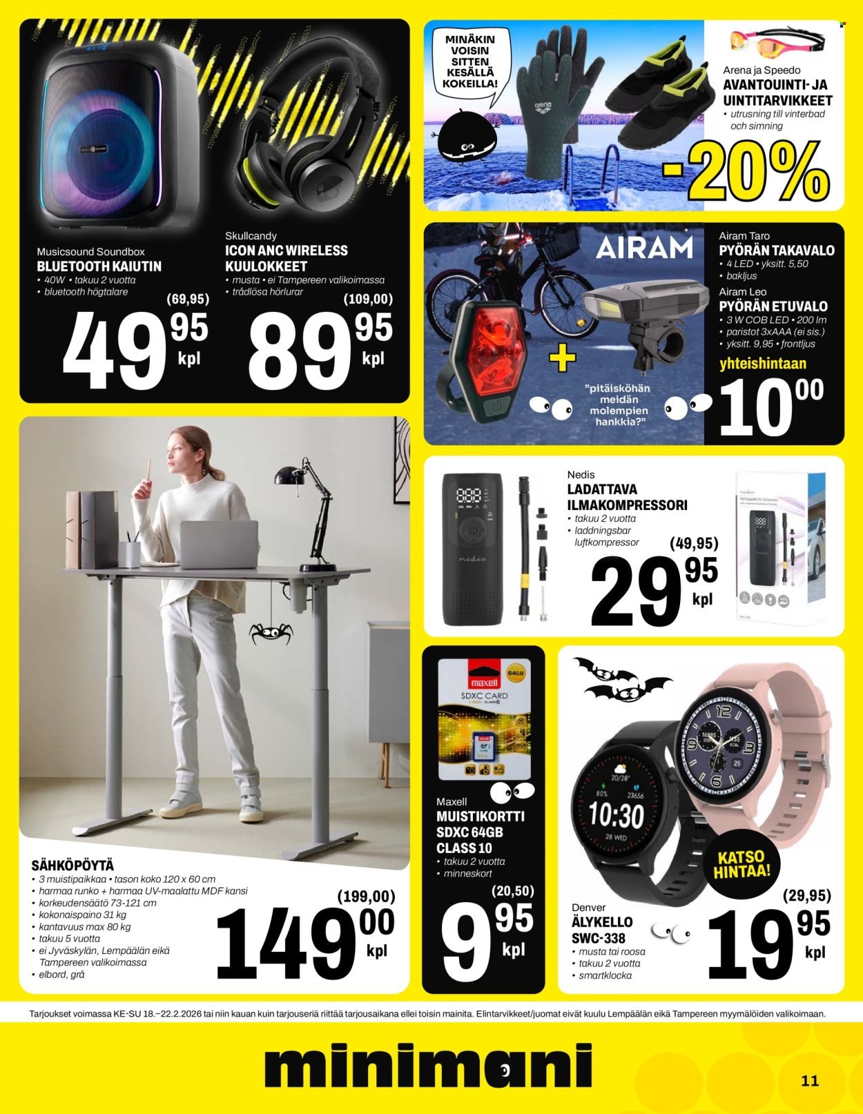 MINIMANI tarjoukset - Alkaen KE 18.2.2026