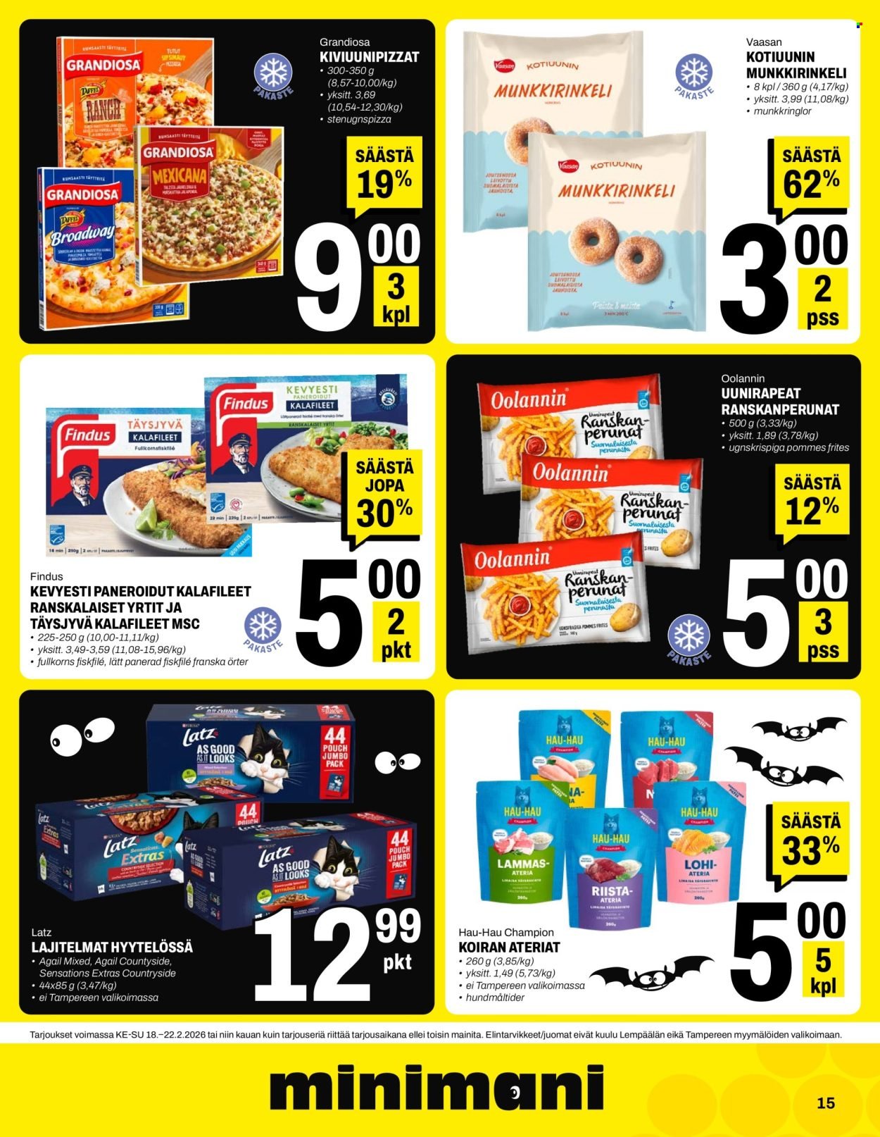 MINIMANI tarjoukset - Alkaen KE 18.2.2026