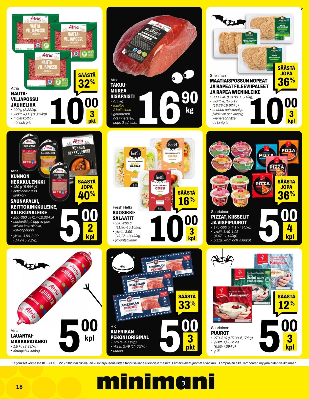 MINIMANI tarjoukset - Alkaen KE 18.2.2026