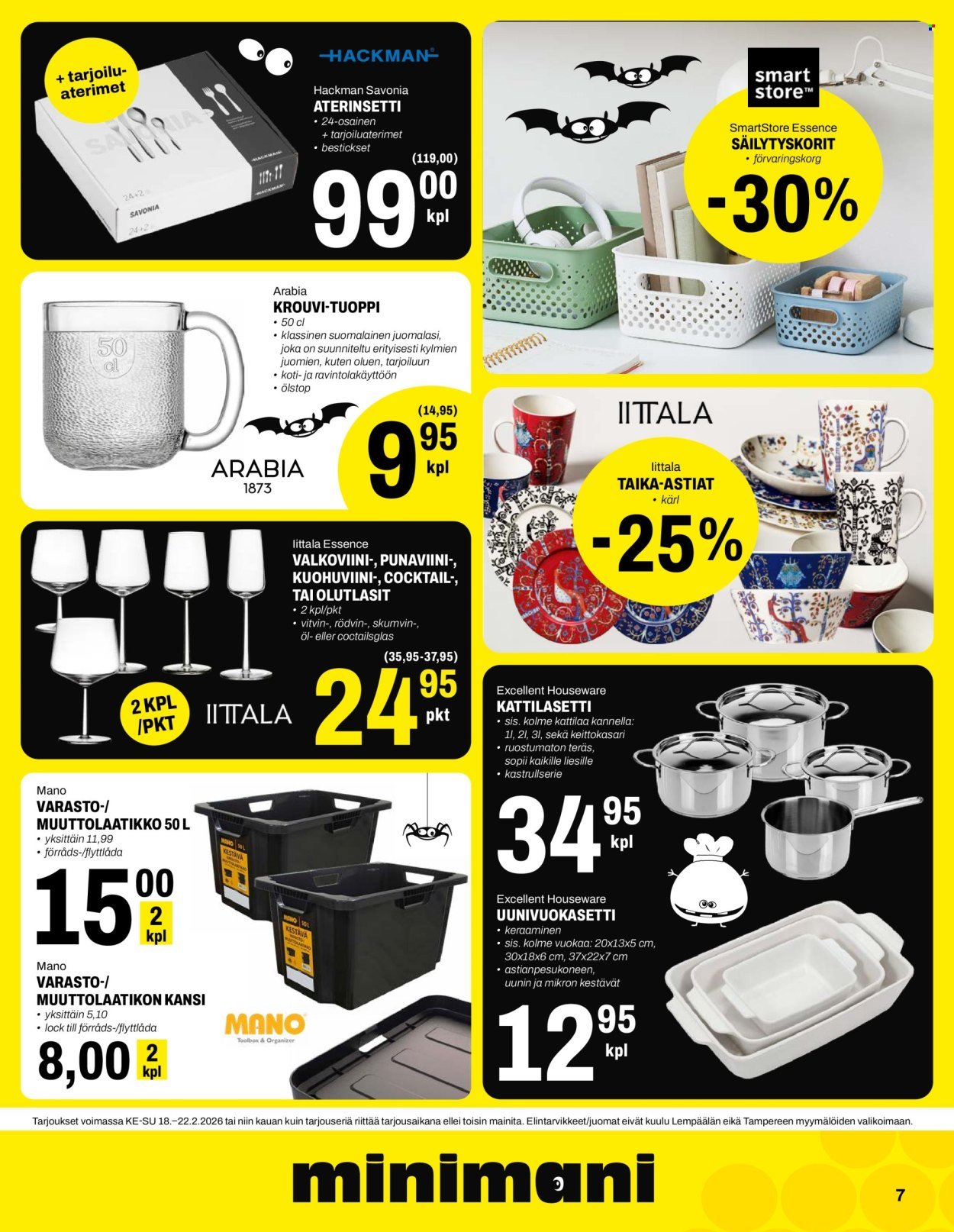 MINIMANI tarjoukset - Alkaen KE 18.2.2026