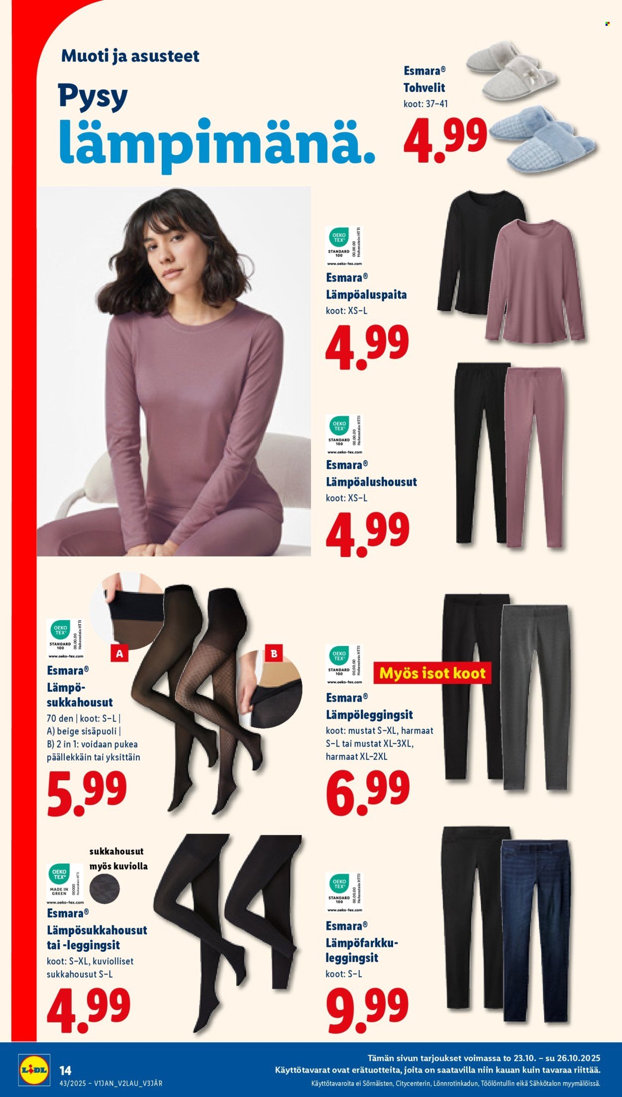 LIDL tarjoukset - Alkaen TO 23.10.2025 (2025-10-23 - 2025-10-29)
