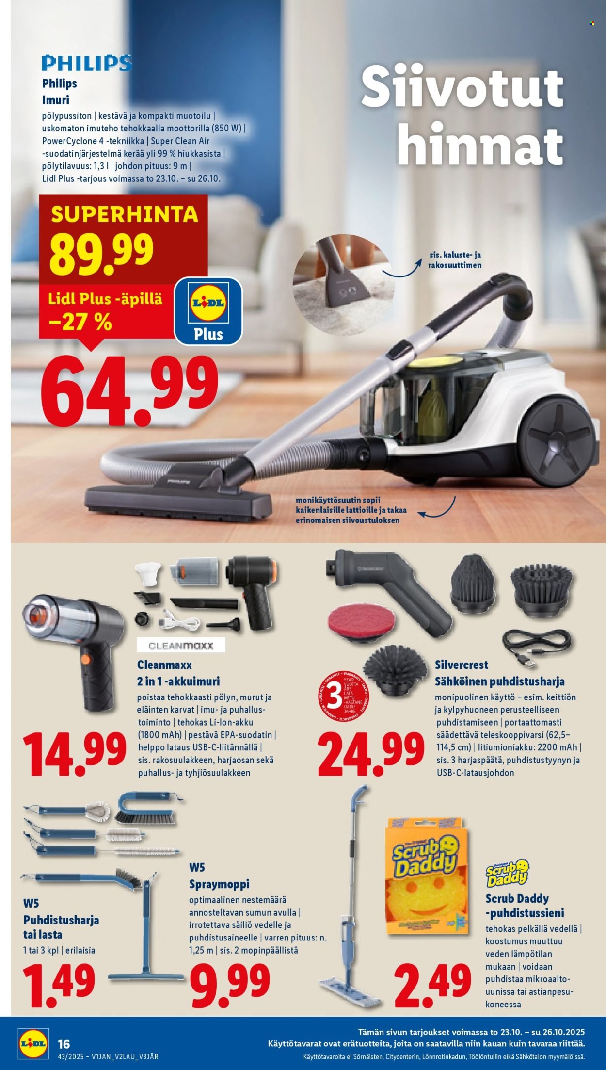 LIDL tarjoukset - Alkaen TO 23.10.2025 (2025-10-23 - 2025-10-29)