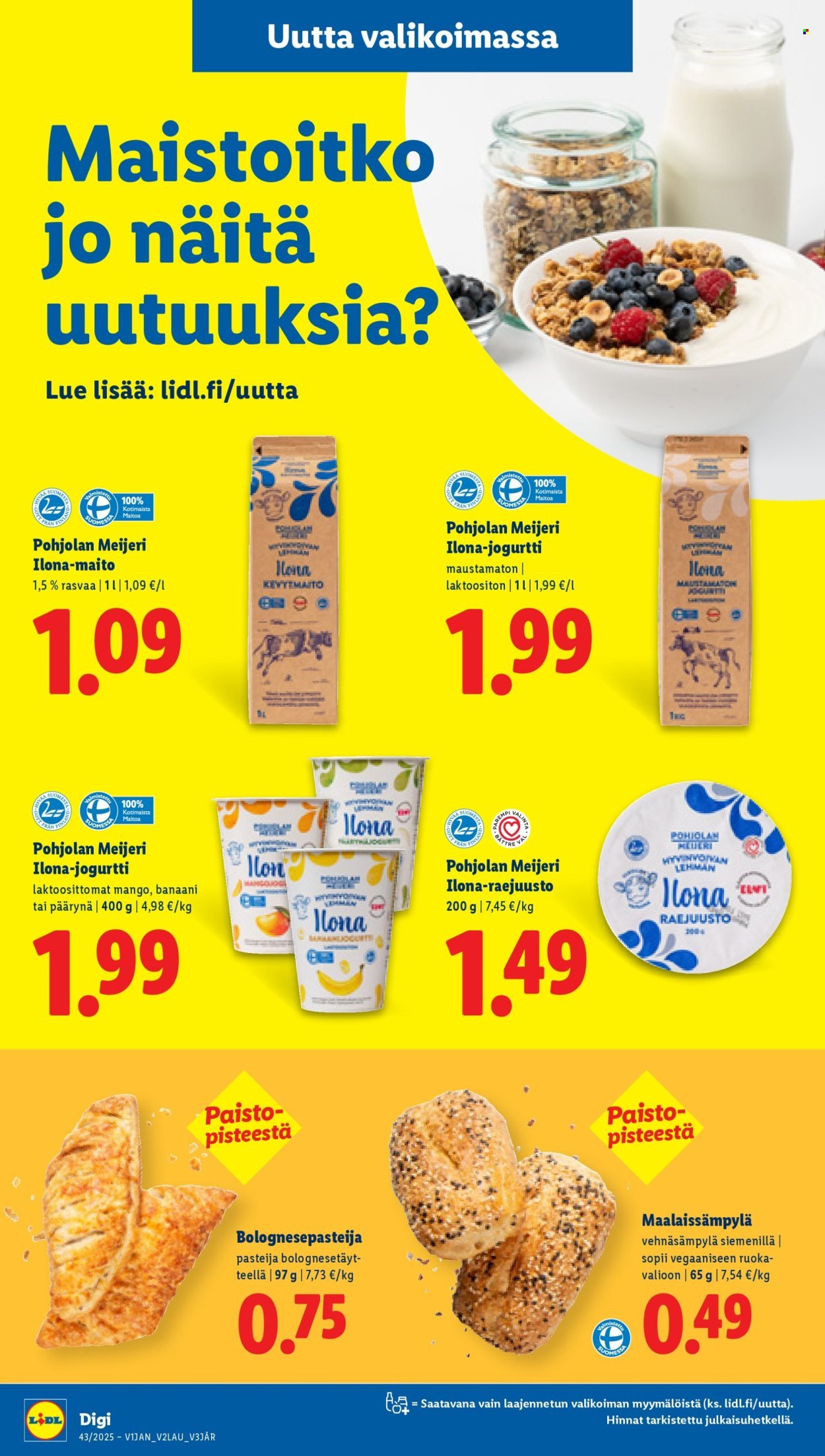 LIDL tarjoukset - Alkaen TO 23.10.2025 (2025-10-23 - 2025-10-29)