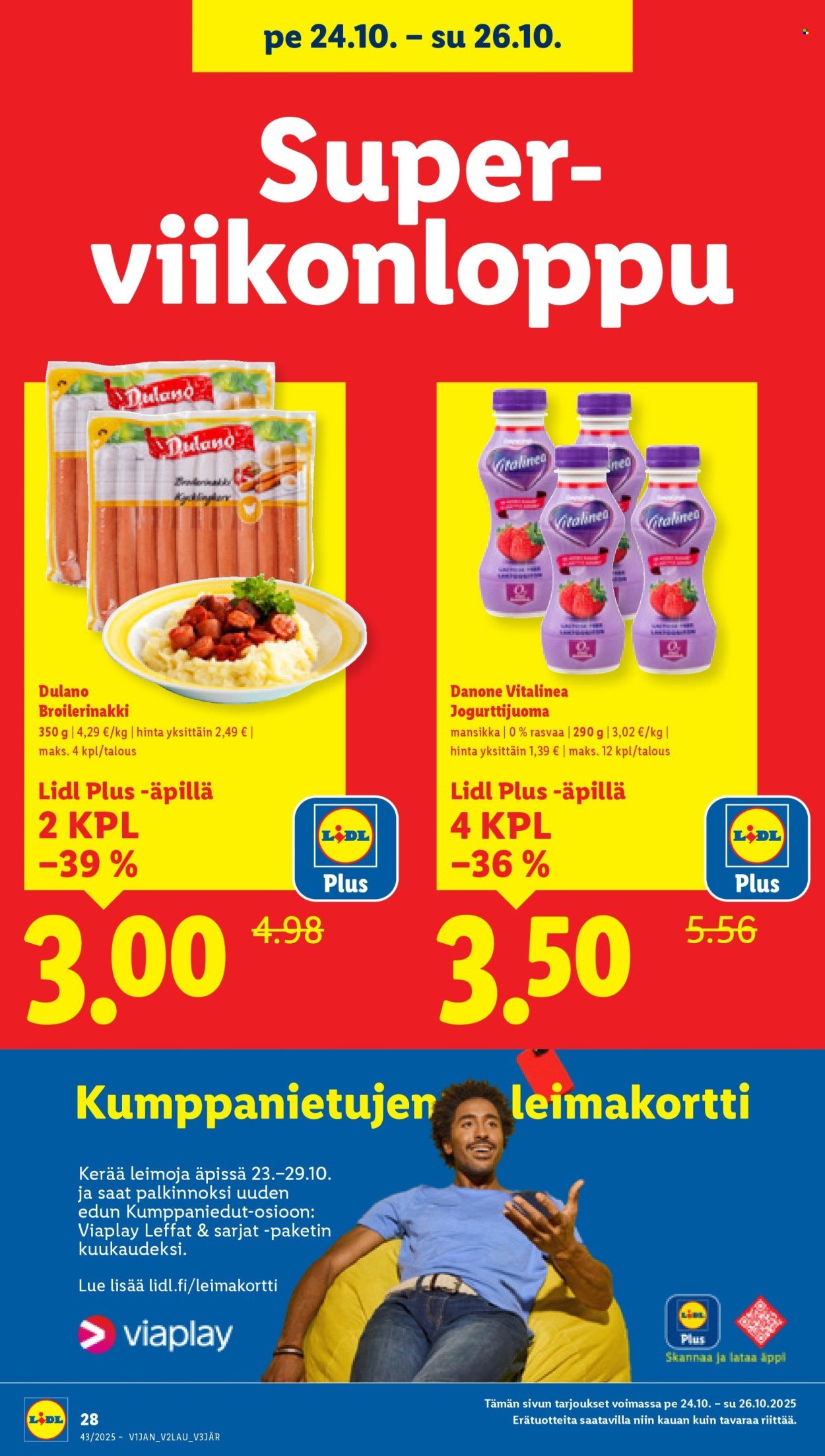 LIDL tarjoukset - Alkaen TO 23.10.2025 (2025-10-23 - 2025-10-29)