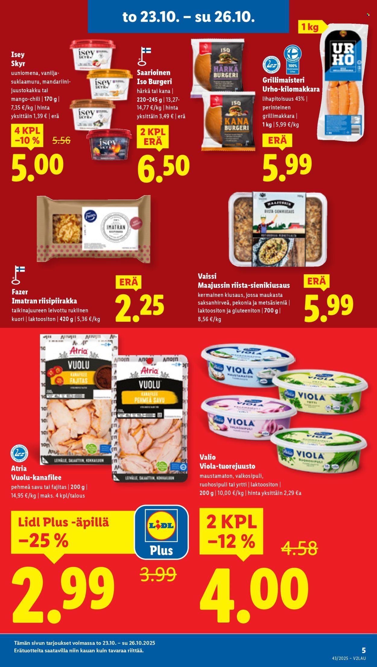 LIDL tarjoukset - Alkaen TO 23.10.2025 (2025-10-23 - 2025-10-29)