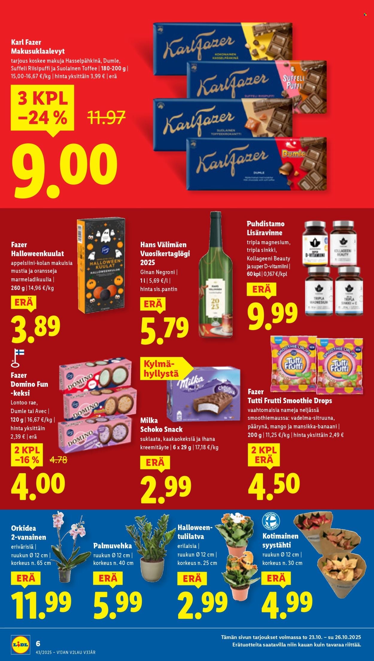 LIDL tarjoukset - Alkaen TO 23.10.2025 (2025-10-23 - 2025-10-29)