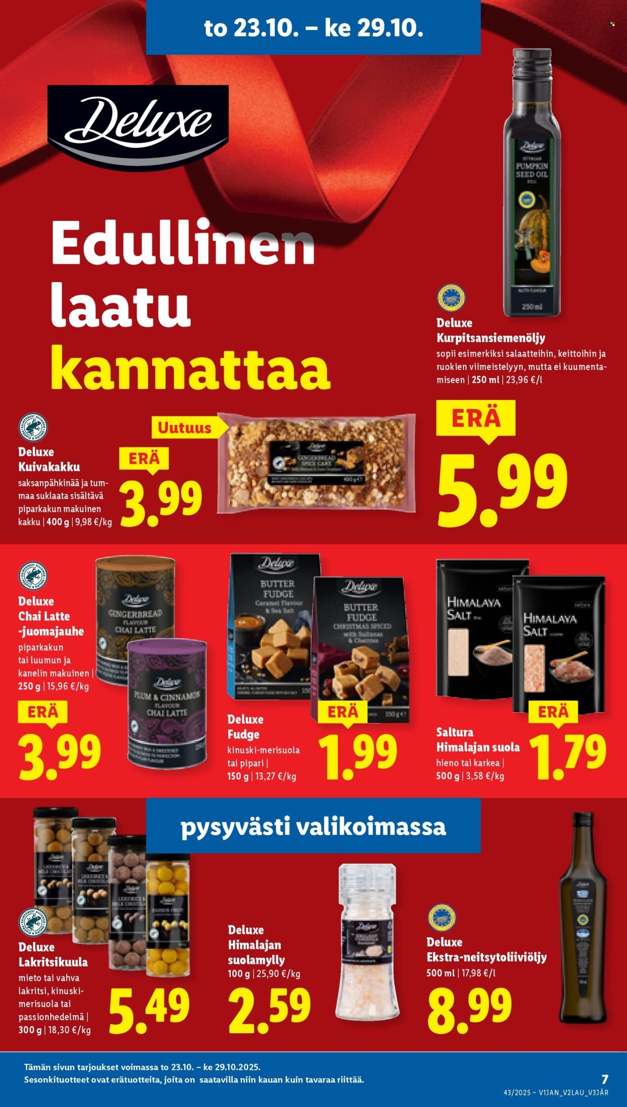 LIDL tarjoukset - Alkaen TO 23.10.2025 (2025-10-23 - 2025-10-29)