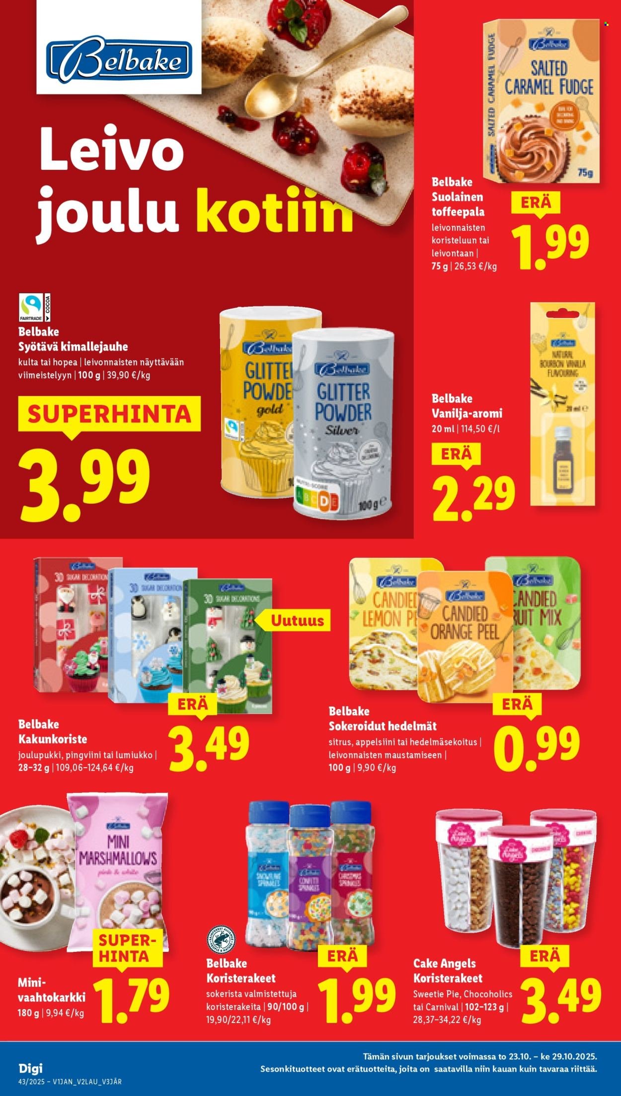 LIDL tarjoukset - Alkaen TO 23.10.2025 (2025-10-23 - 2025-10-29)