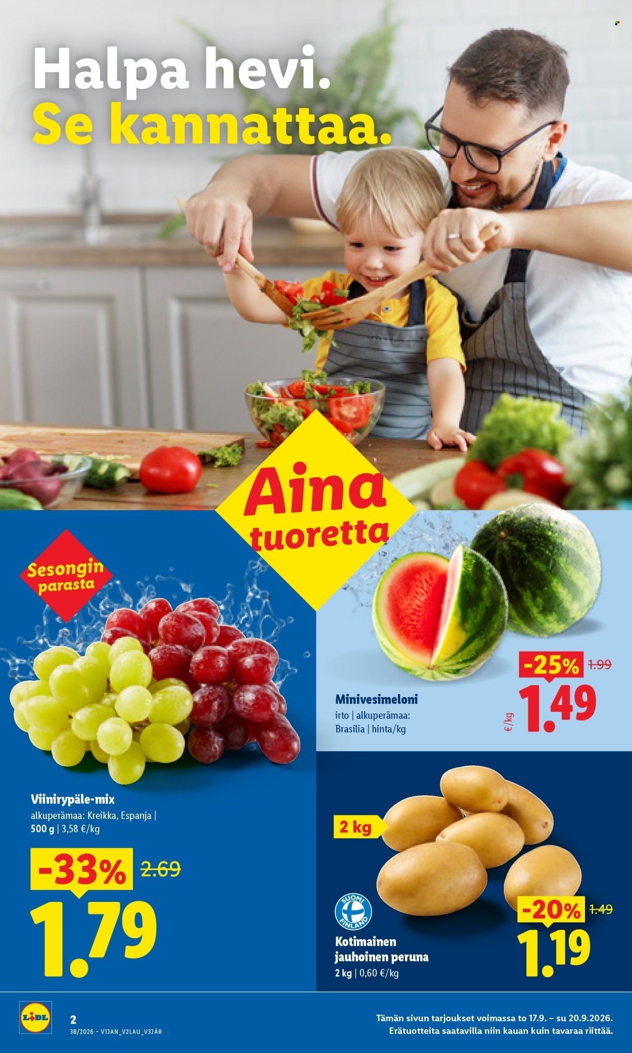 LIDL tarjoukset - Alkaen TO 17.9.2026