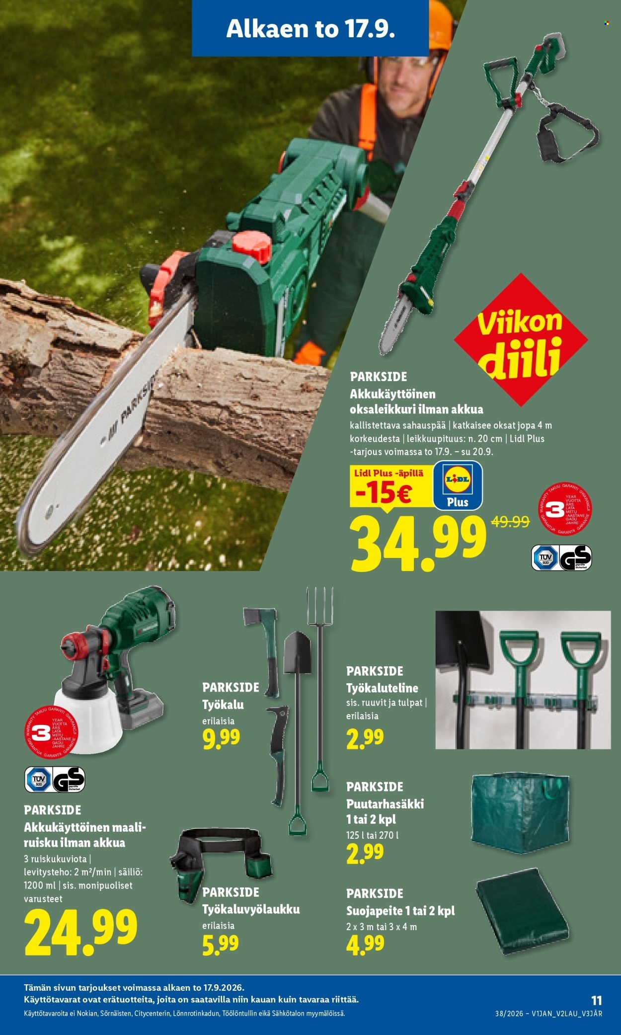 LIDL tarjoukset - Alkaen TO 17.9.2026