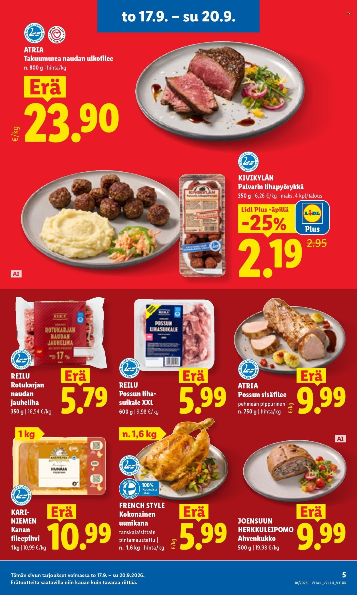 LIDL tarjoukset - Alkaen TO 17.9.2026