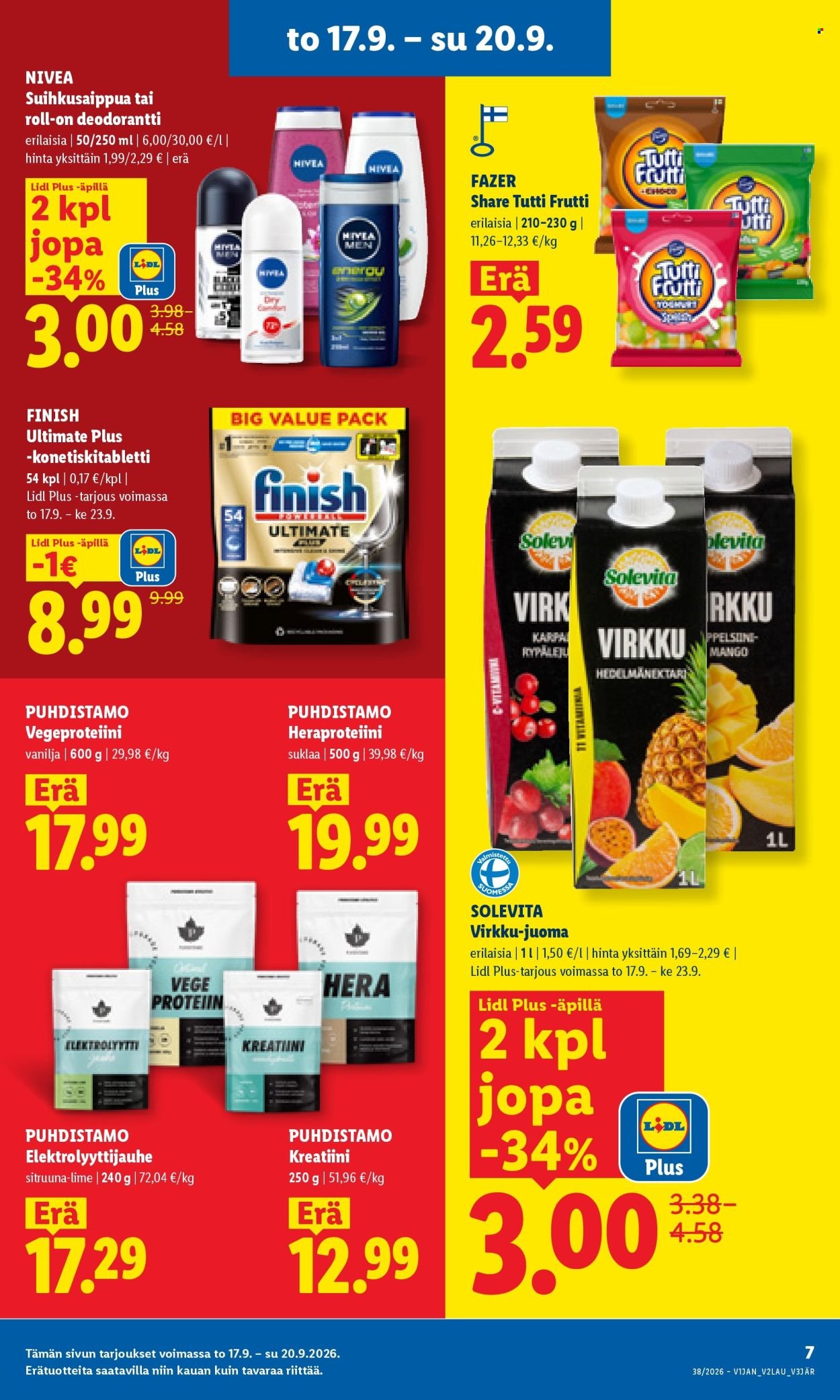 LIDL tarjoukset - Alkaen TO 17.9.2026
