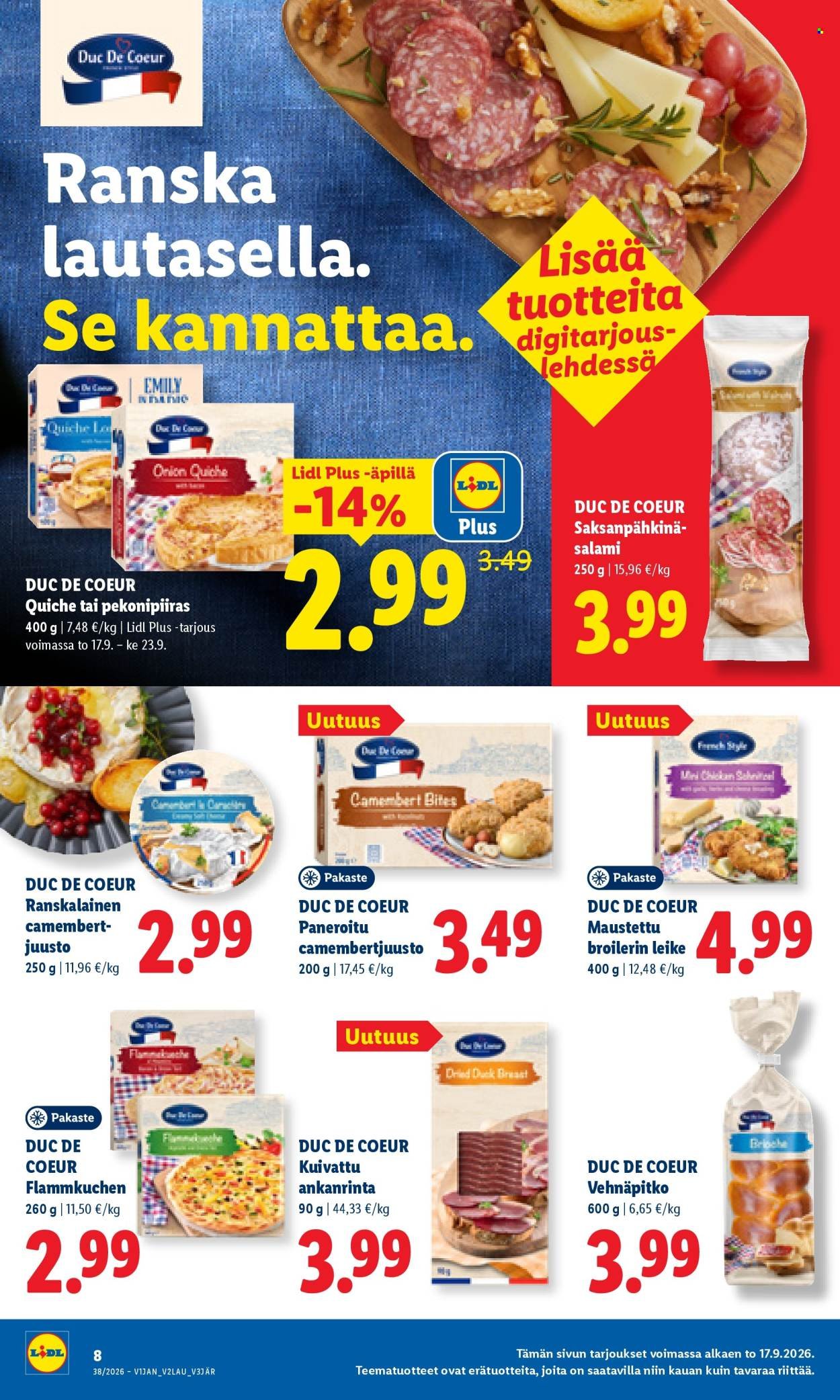 LIDL tarjoukset - Alkaen TO 17.9.2026