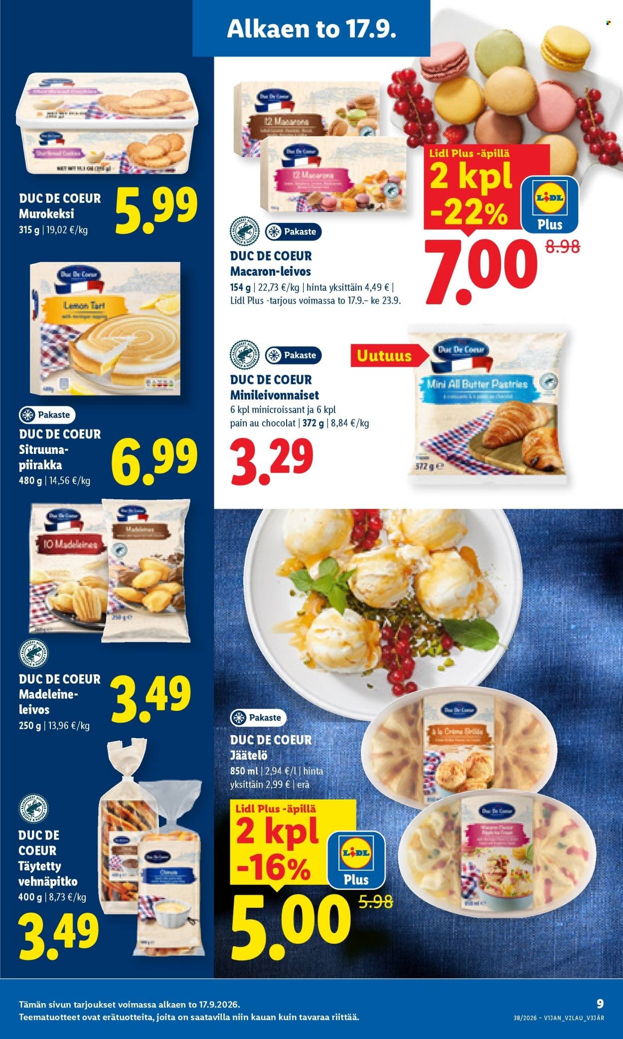 LIDL tarjoukset - Alkaen TO 17.9.2026