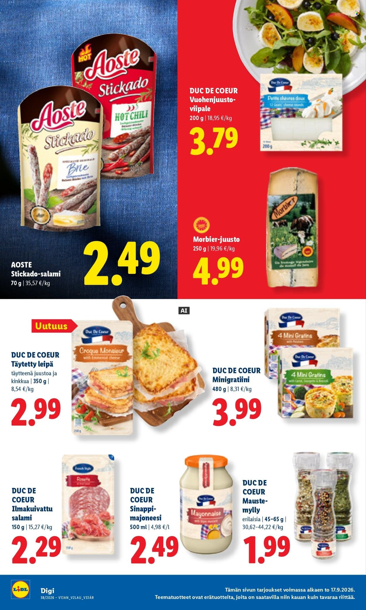 LIDL tarjoukset - Alkaen TO 17.9.2026
