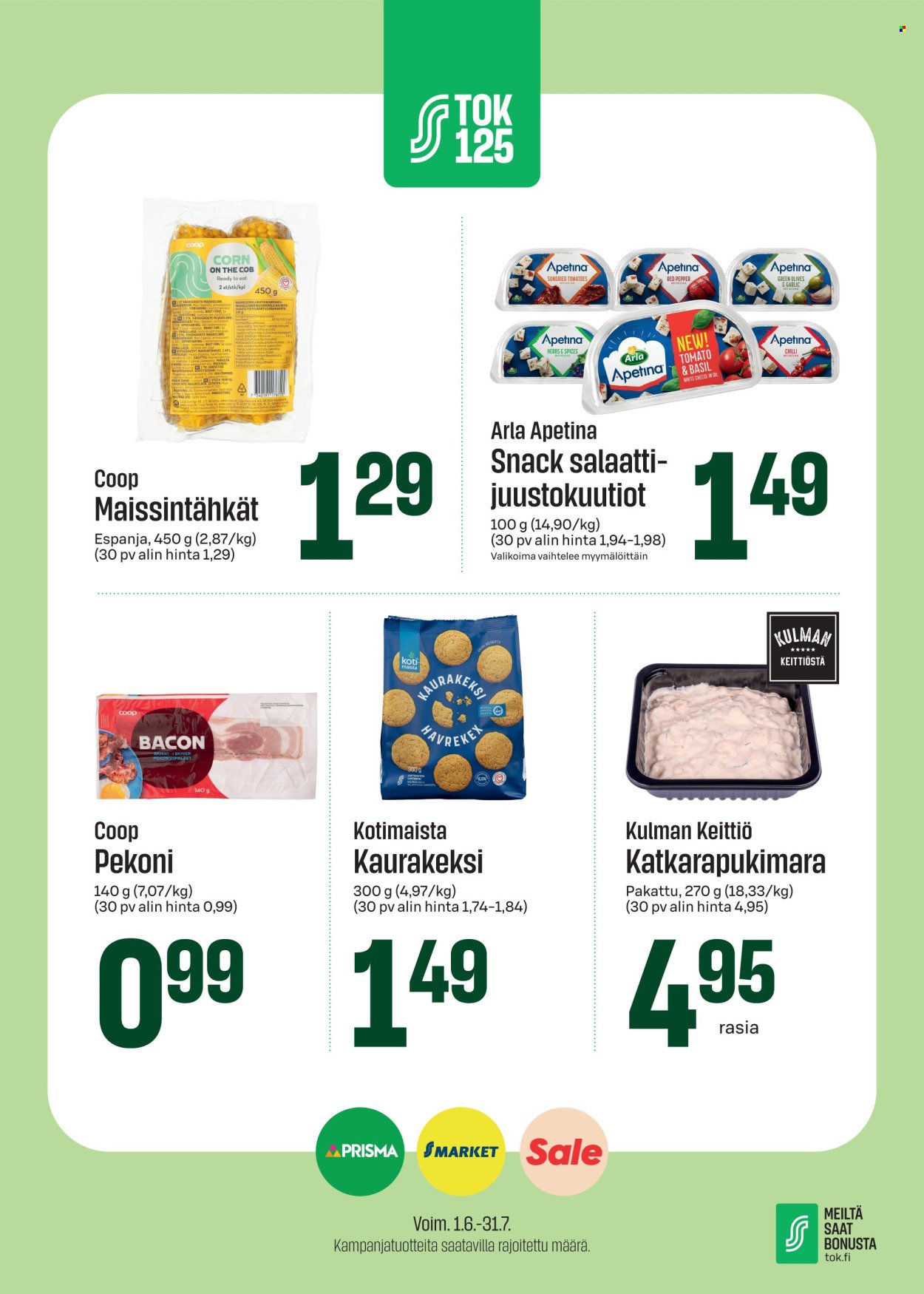 S-MARKET tarjoukset - Kesatuotteet