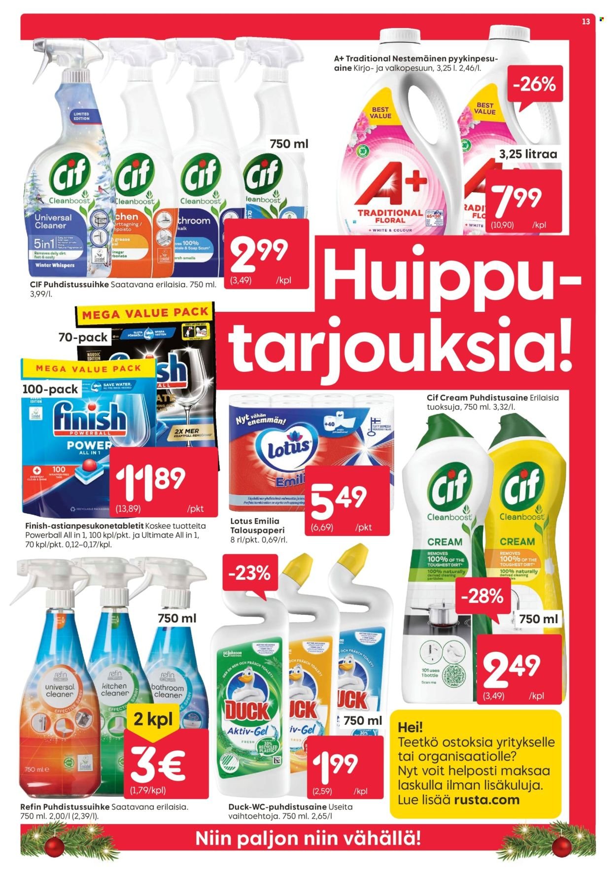 RUSTA tarjoukset - Alkaen MA 3.11.2025 (2025-11-03 - 2025-11-09)