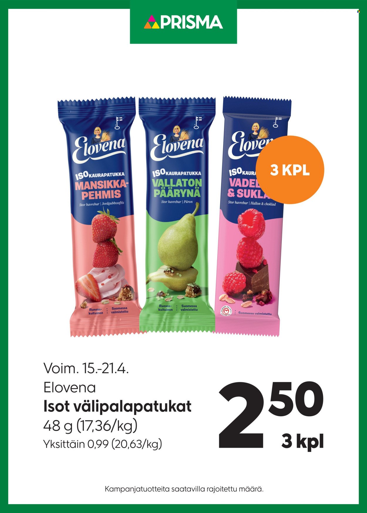 PRISMA tarjoukset - Alkaen KE 15.4.2026