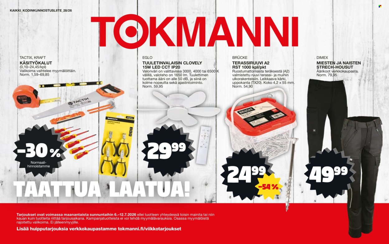 TOKMANNI tarjoukset - Erikoisliite