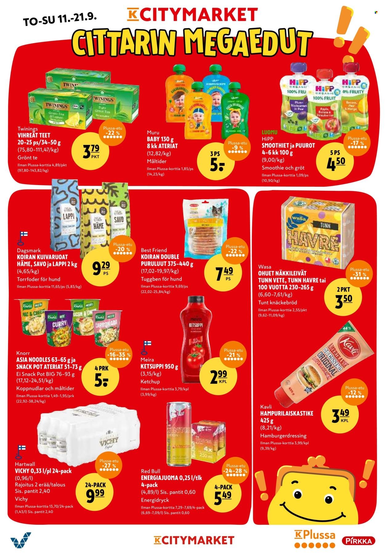 K-CITYMARKET tarjoukset - Alkaen TO 11.9.2025 (2025-09-11 - 2025-09-21)