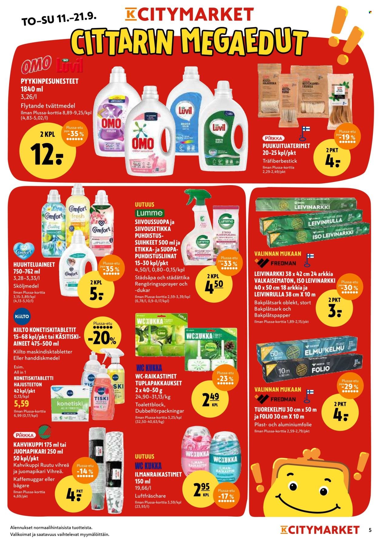 K-CITYMARKET tarjoukset - Alkaen TO 11.9.2025 (2025-09-11 - 2025-09-21)