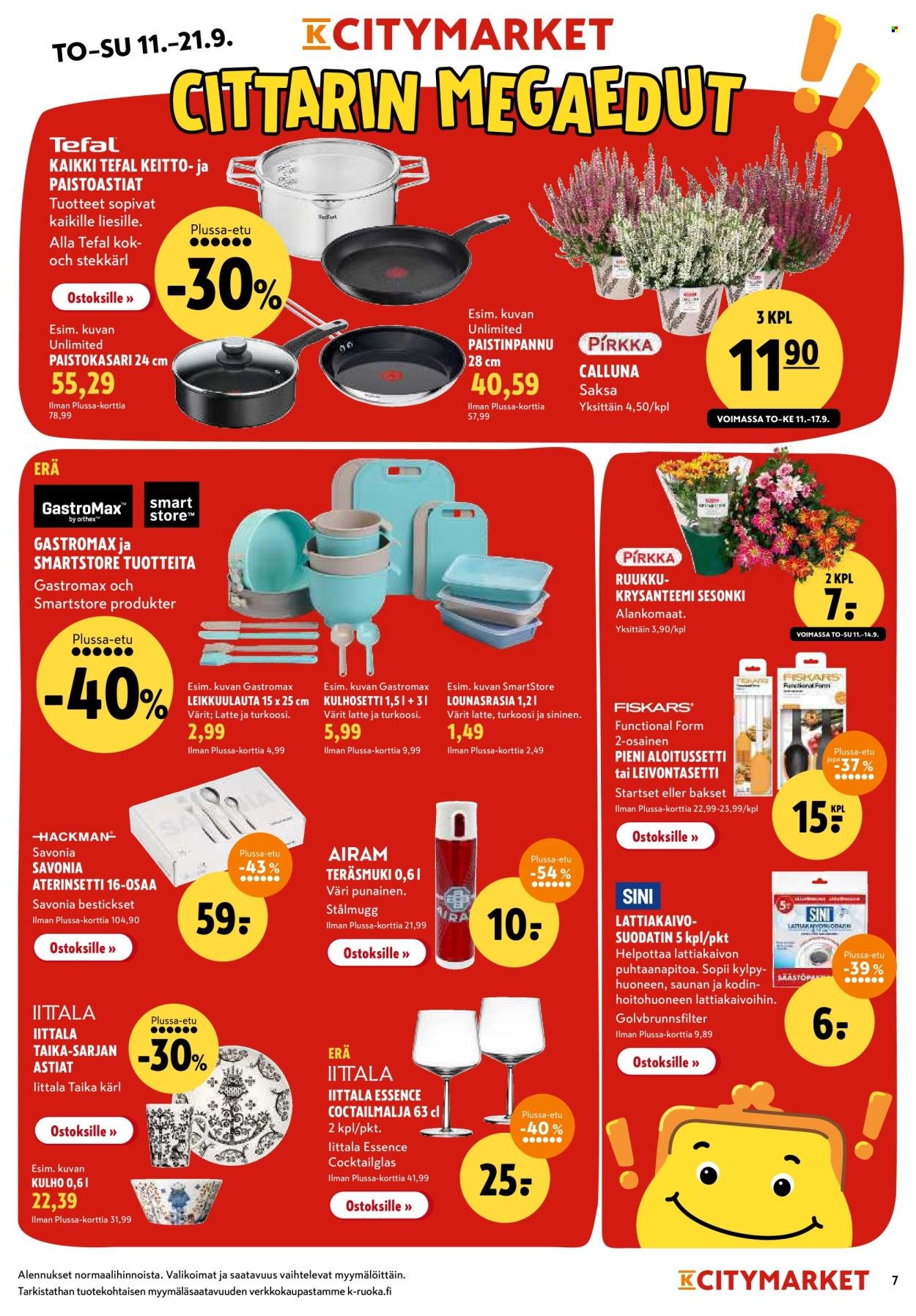 K-CITYMARKET tarjoukset - Alkaen TO 11.9.2025 (2025-09-11 - 2025-09-21)