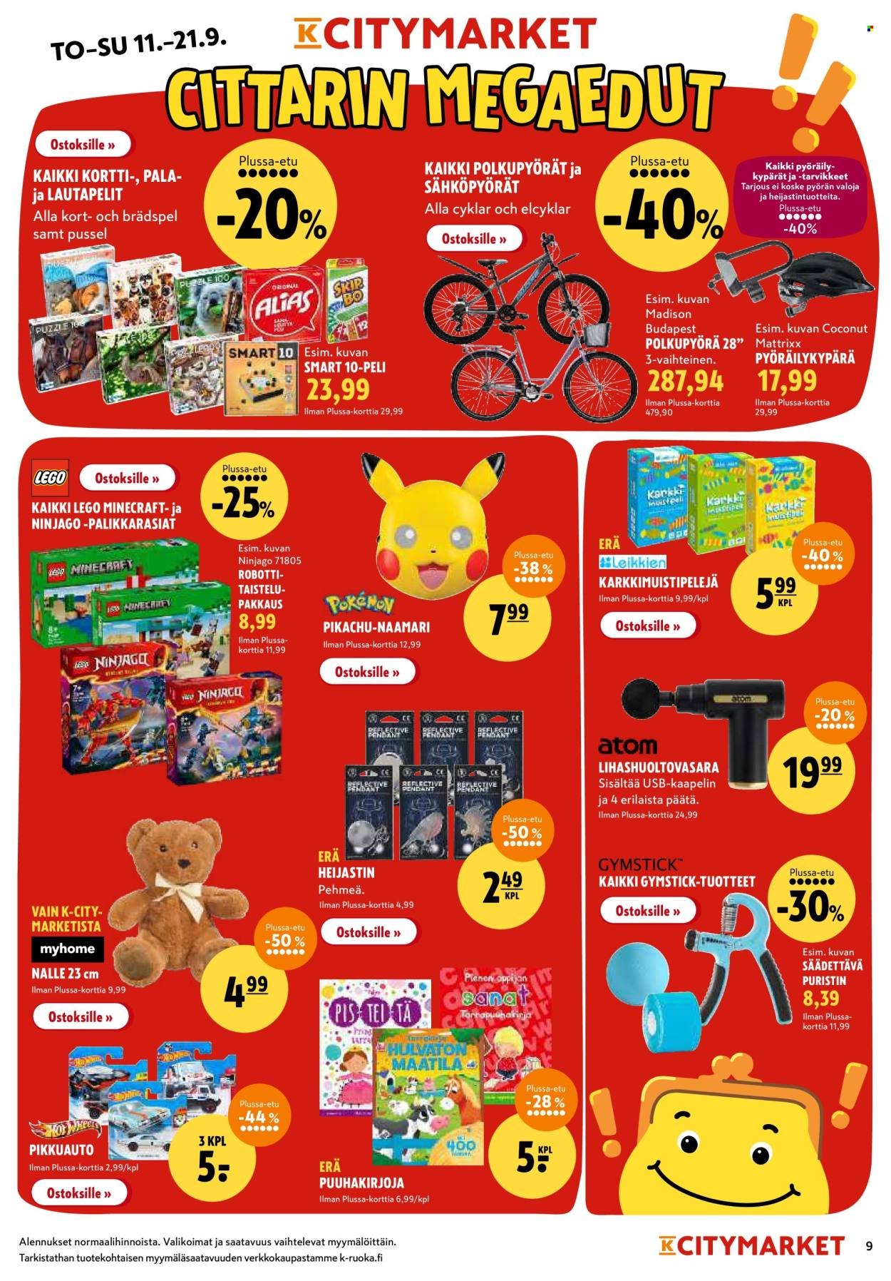 K-CITYMARKET tarjoukset - Alkaen TO 11.9.2025 (2025-09-11 - 2025-09-21)