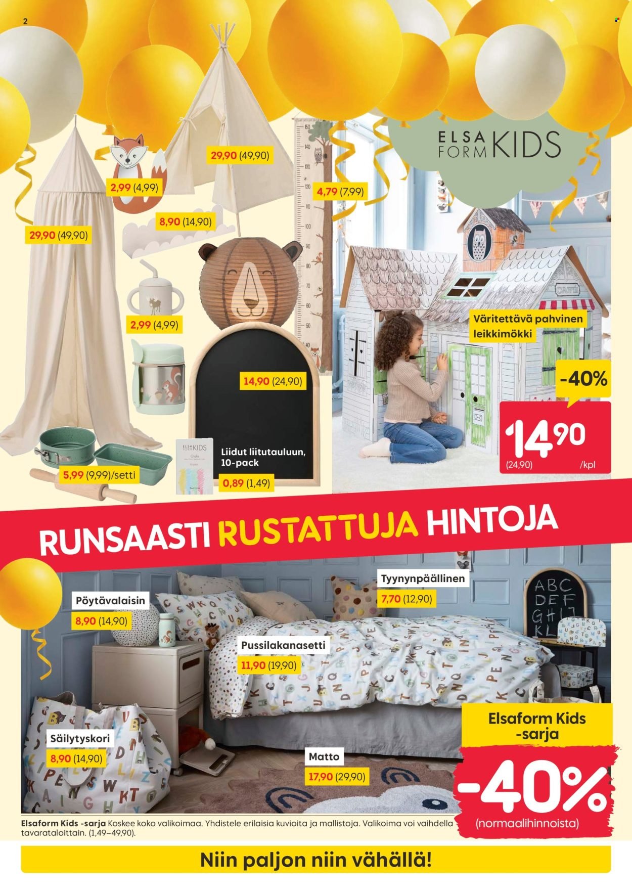 RUSTA tarjoukset - Alkaen MA 19.10.2026