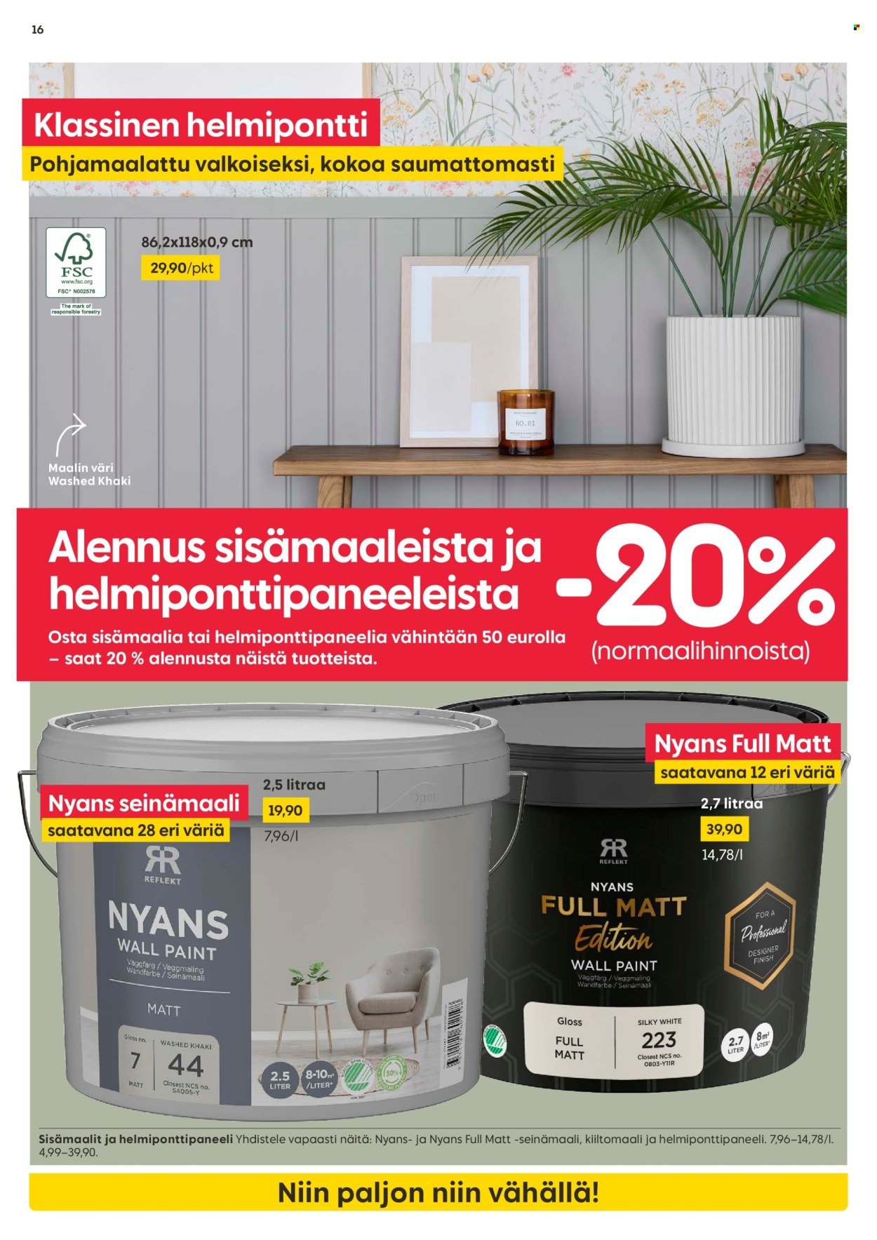 RUSTA tarjoukset - Alkaen MA 19.10.2026
