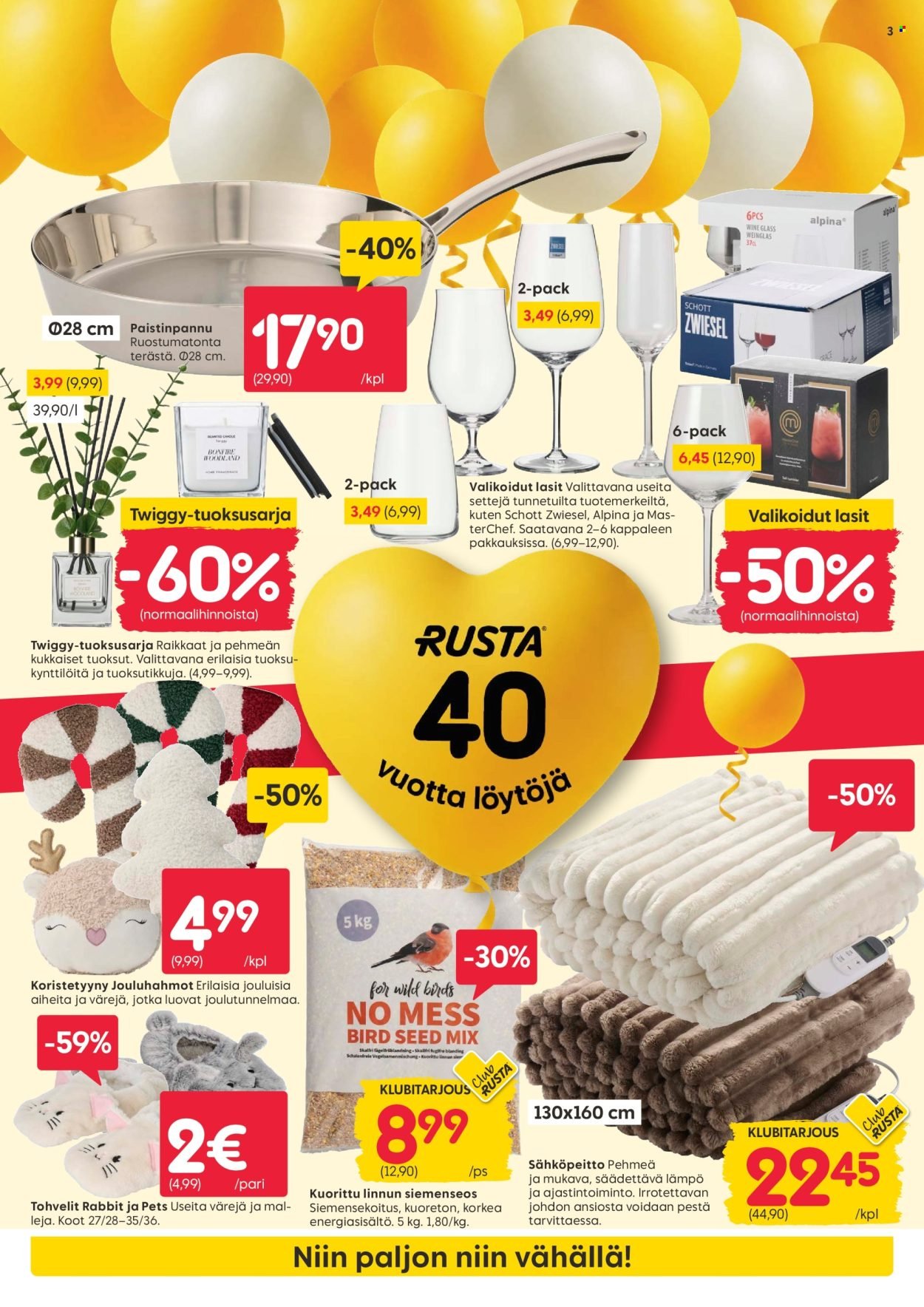RUSTA tarjoukset - Alkaen MA 19.10.2026